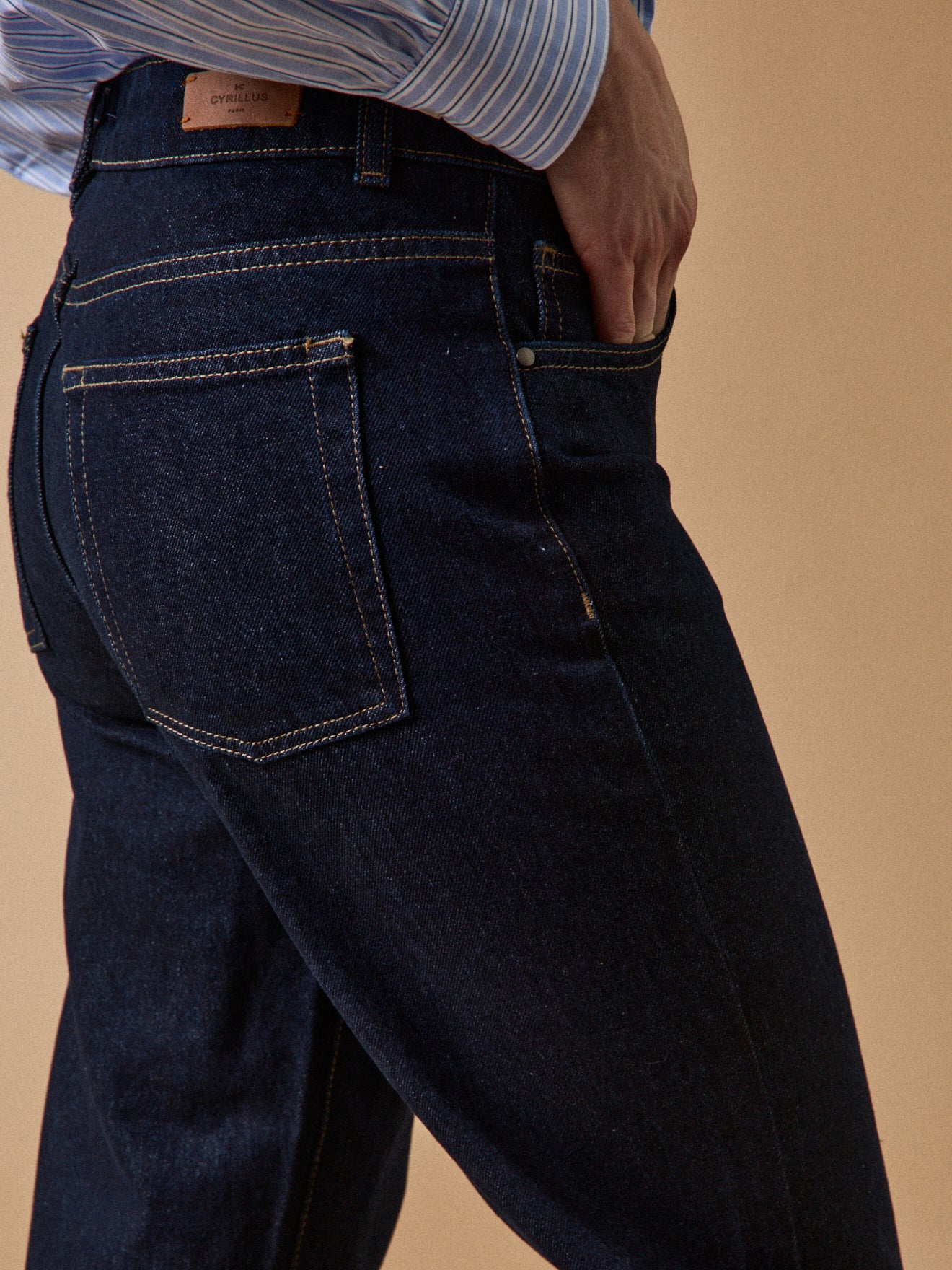 Jean mom femme Claire coton biologique délavage écoresponsable