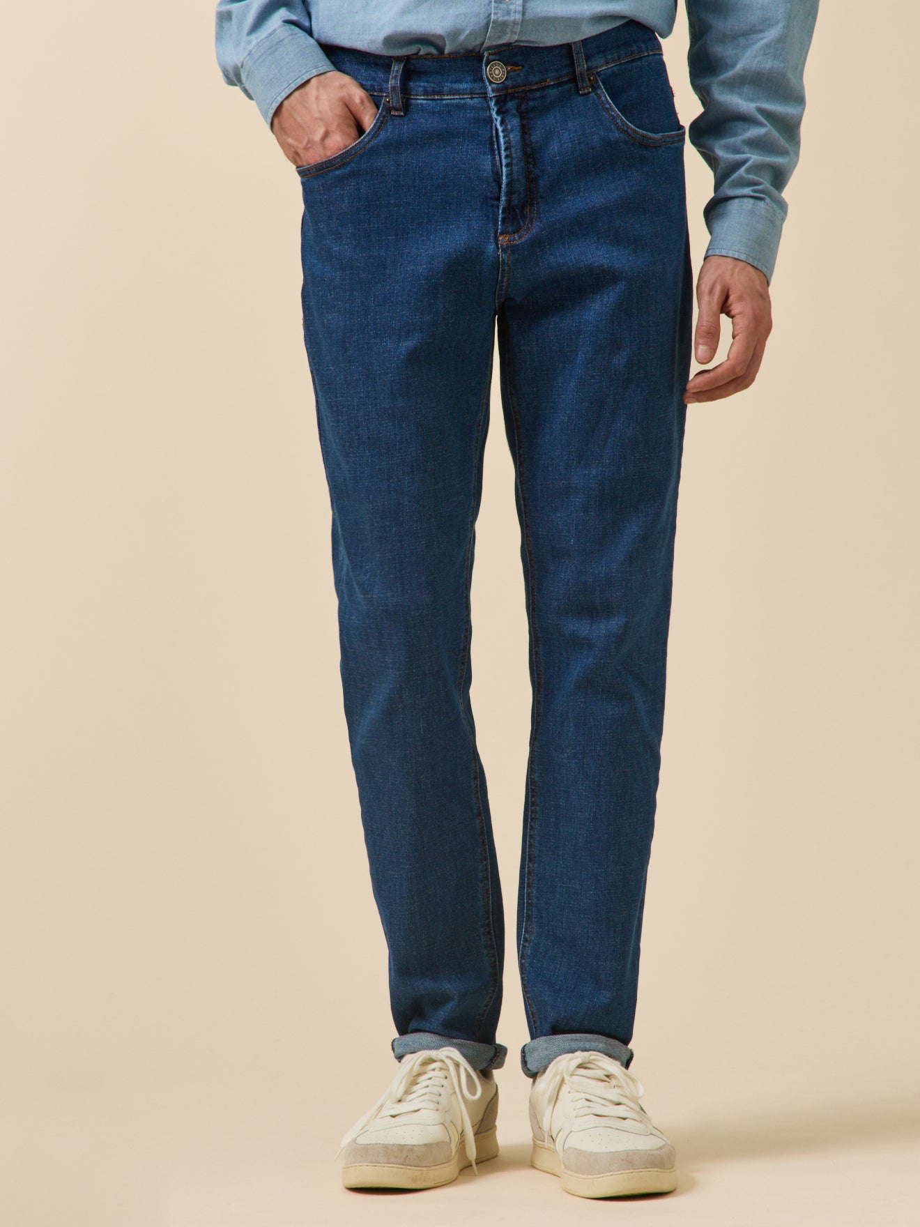 Jean regular homme coton biologique