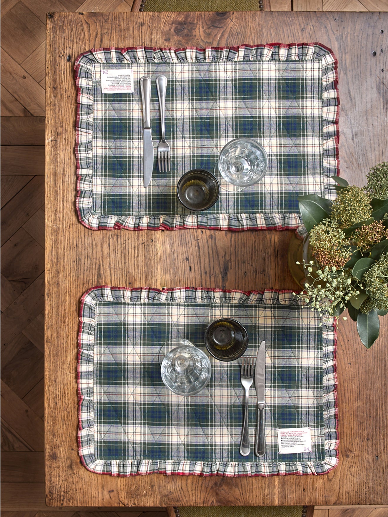 Placemats Renaud, set van 2 - Kerst in Constances Wonderland