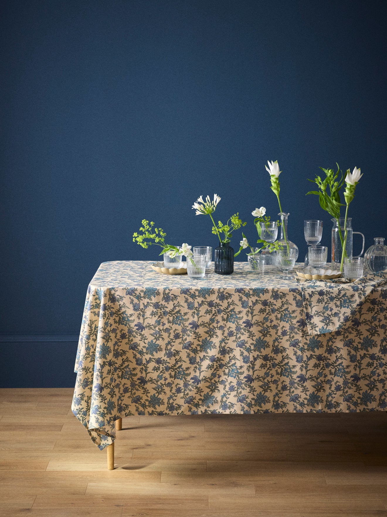 Nappe Aurore en coton tramé aspect lin