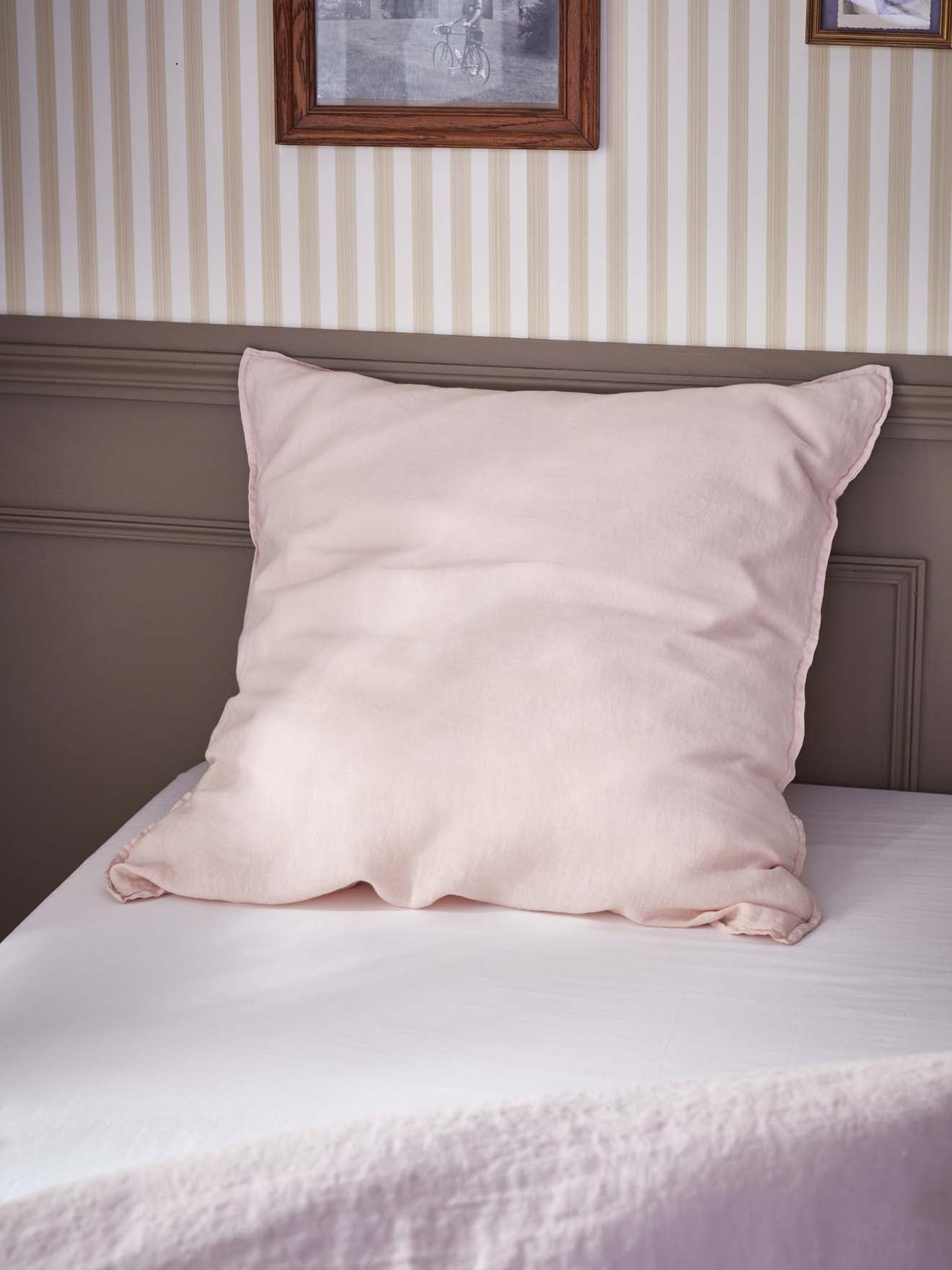 Taie d'oreiller lin lavé "Cocoon"