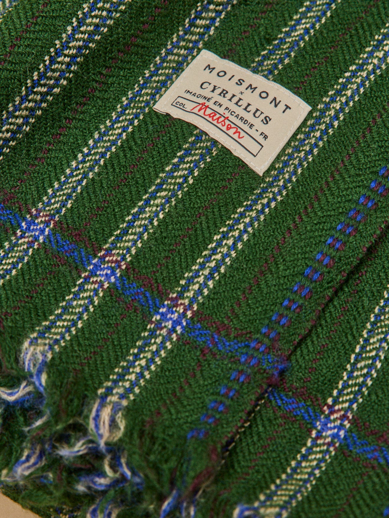 Plaid en laine - Collaboration Moismont x Cyrillus