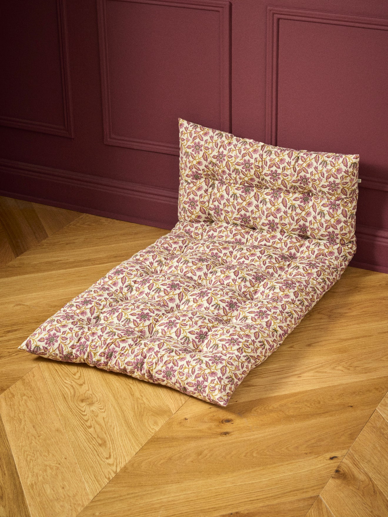 Decoratieve matras in Indiase stof