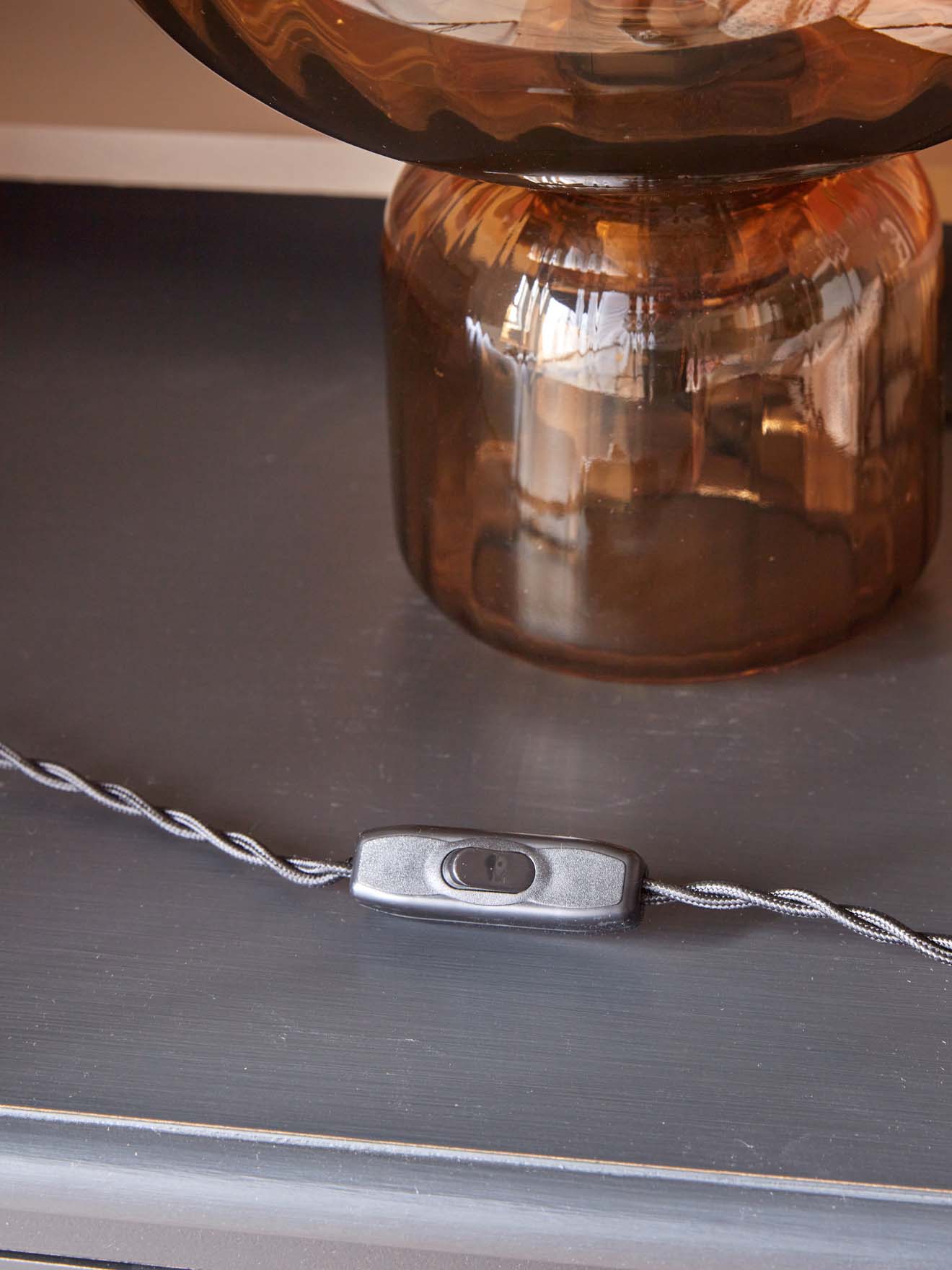 Lamp in geciseleerd glas Martin