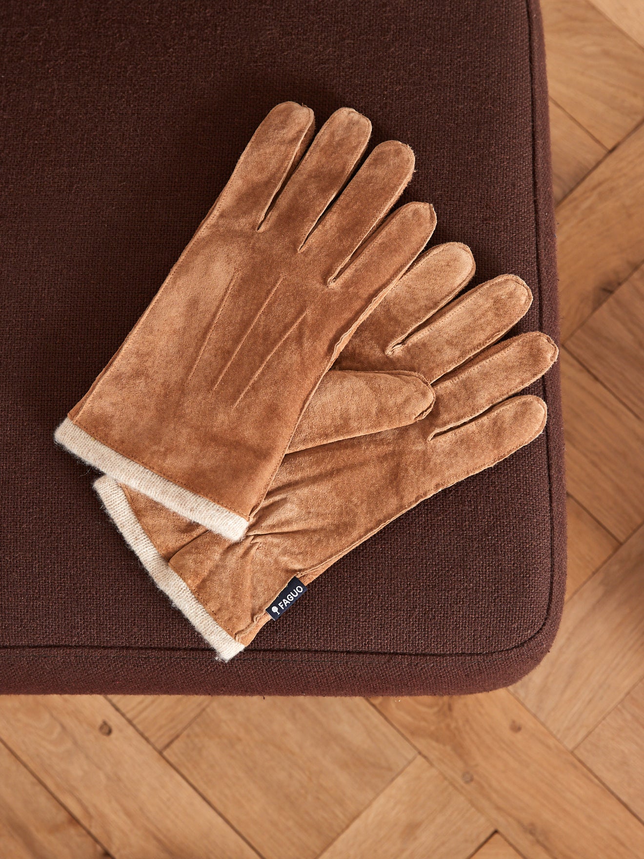 Leren herenhandschoenen "Gloves" - Faguo collection