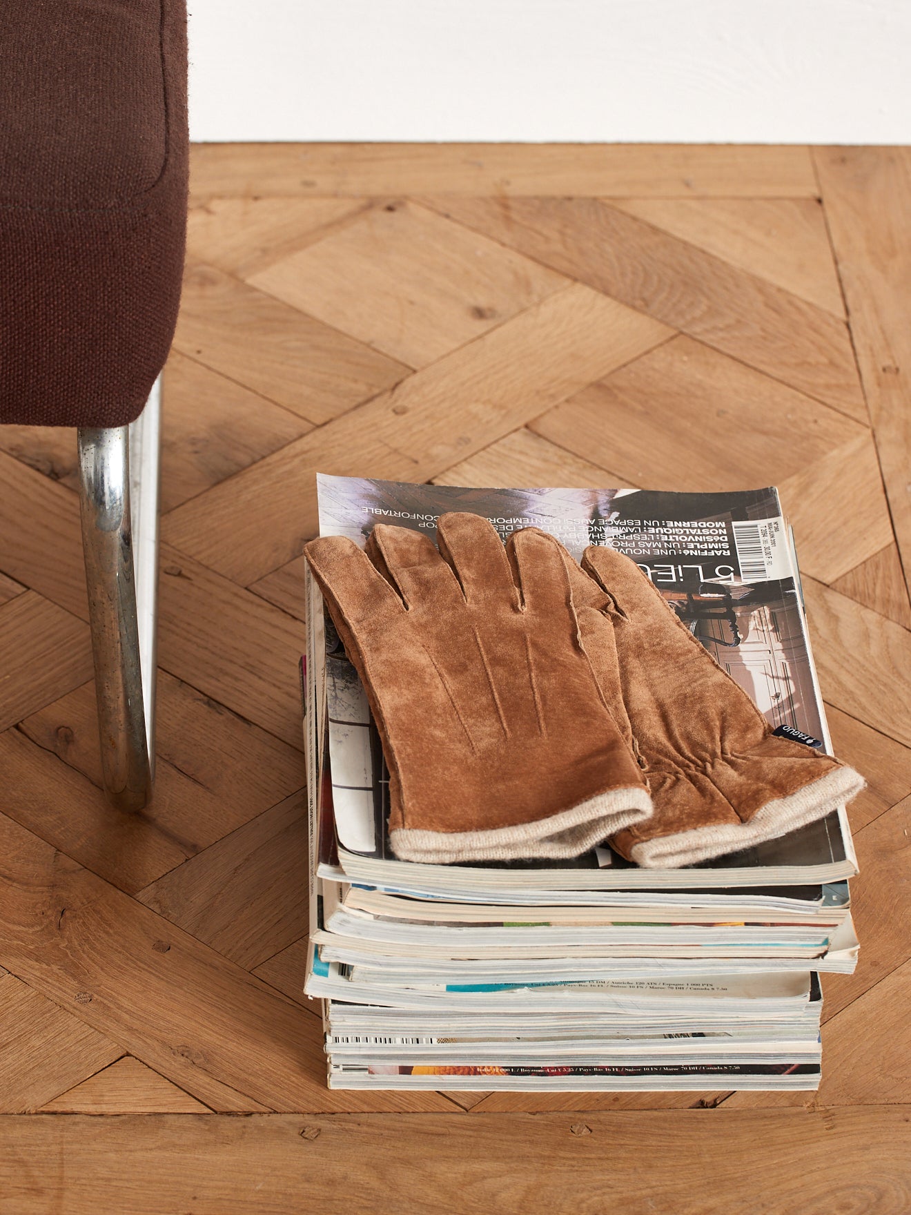 Leren herenhandschoenen "Gloves" - Faguo collection