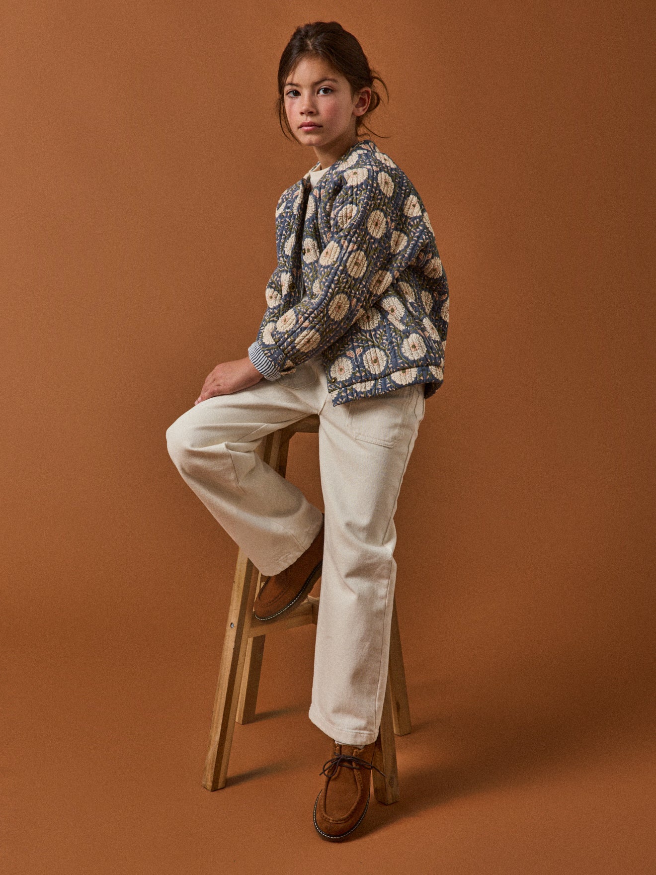 Gematelasseerd meisjesvest HARIA - Cyrillus X Apaches Collections