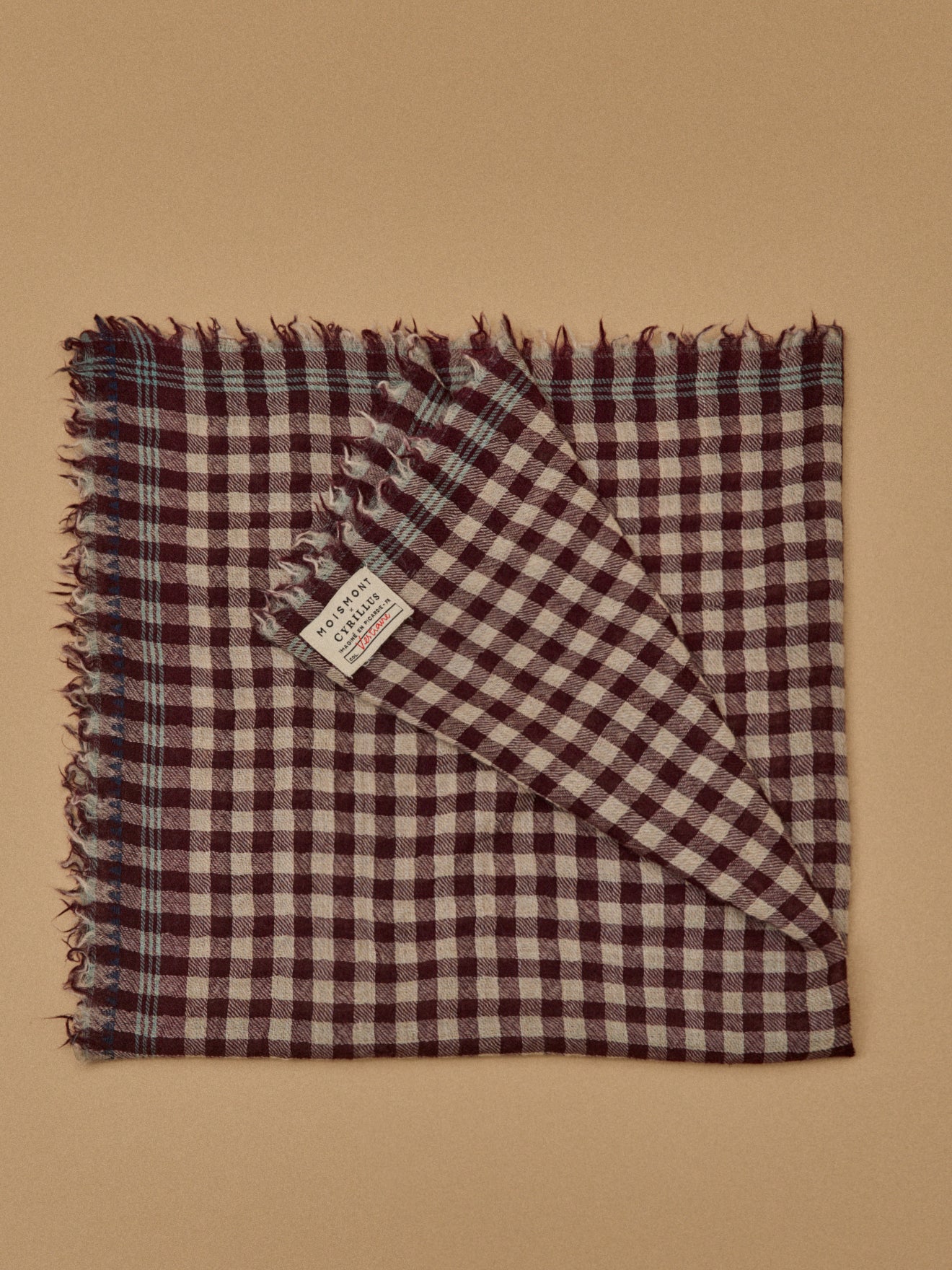 Foulard vichy - Collaboration Moismont x Cyrillus
