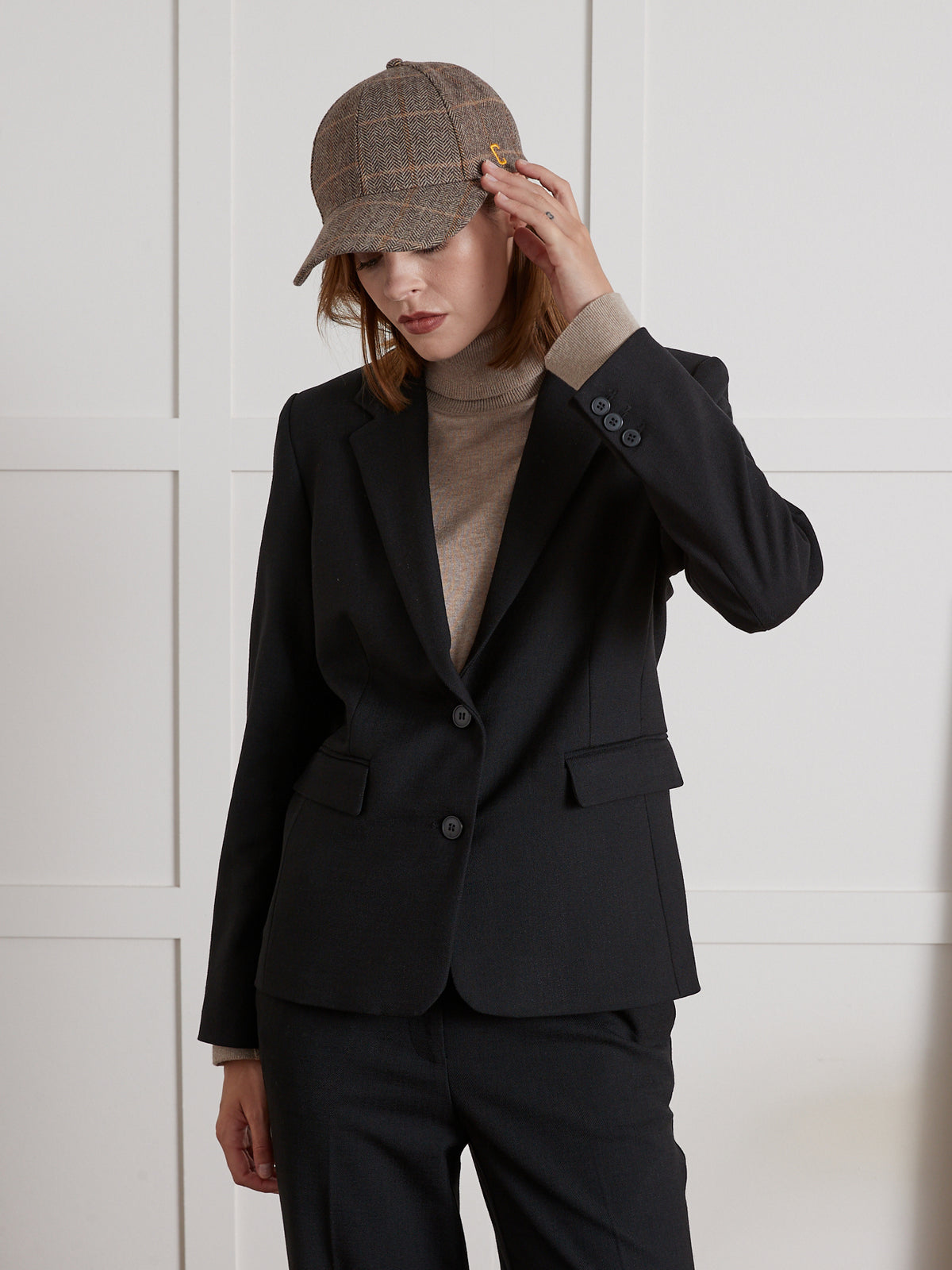 Effen damesblazer