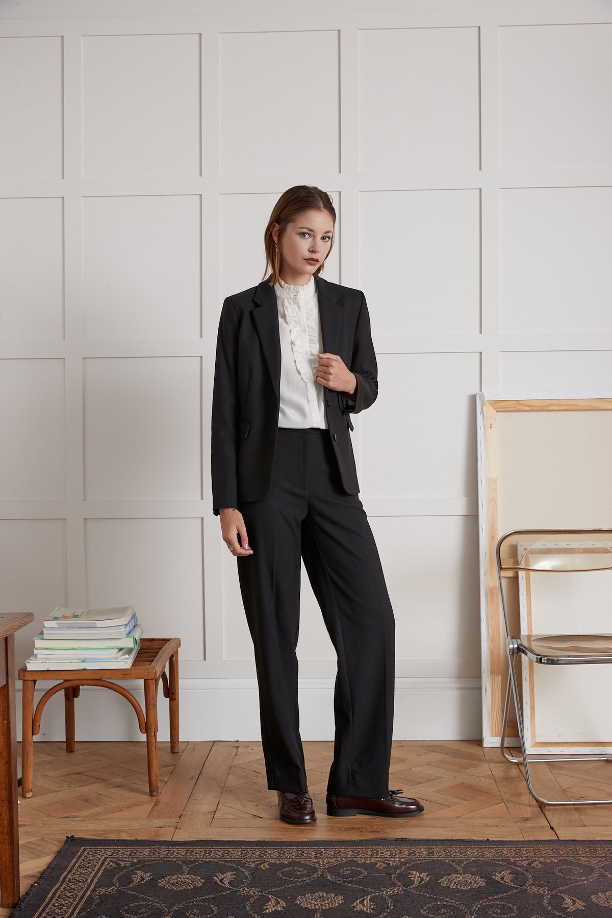 Effen damesblazer