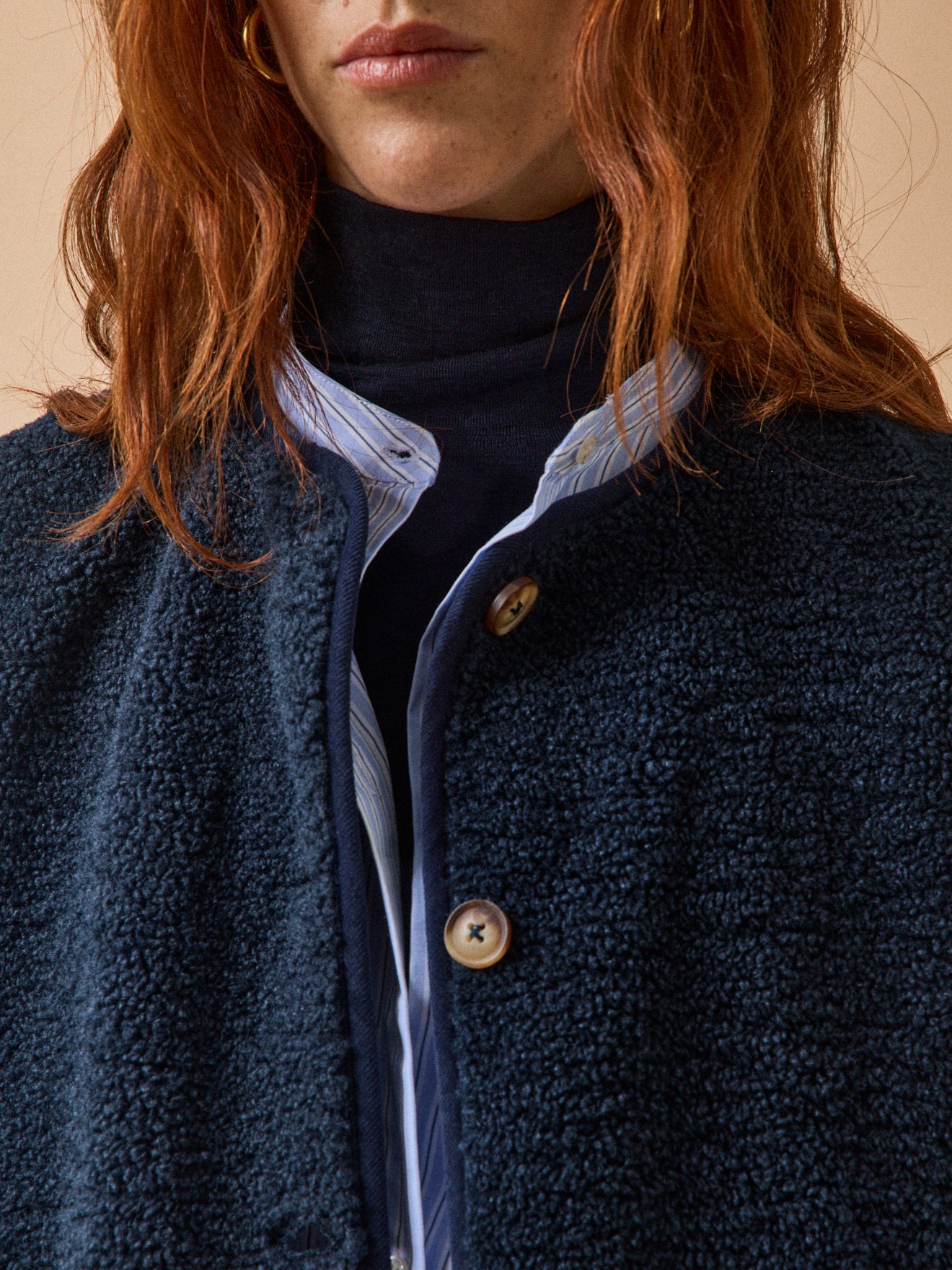 Veste sans manches en sherpa femme