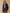 Damesblazer in effen twill met goudkleurige knopen