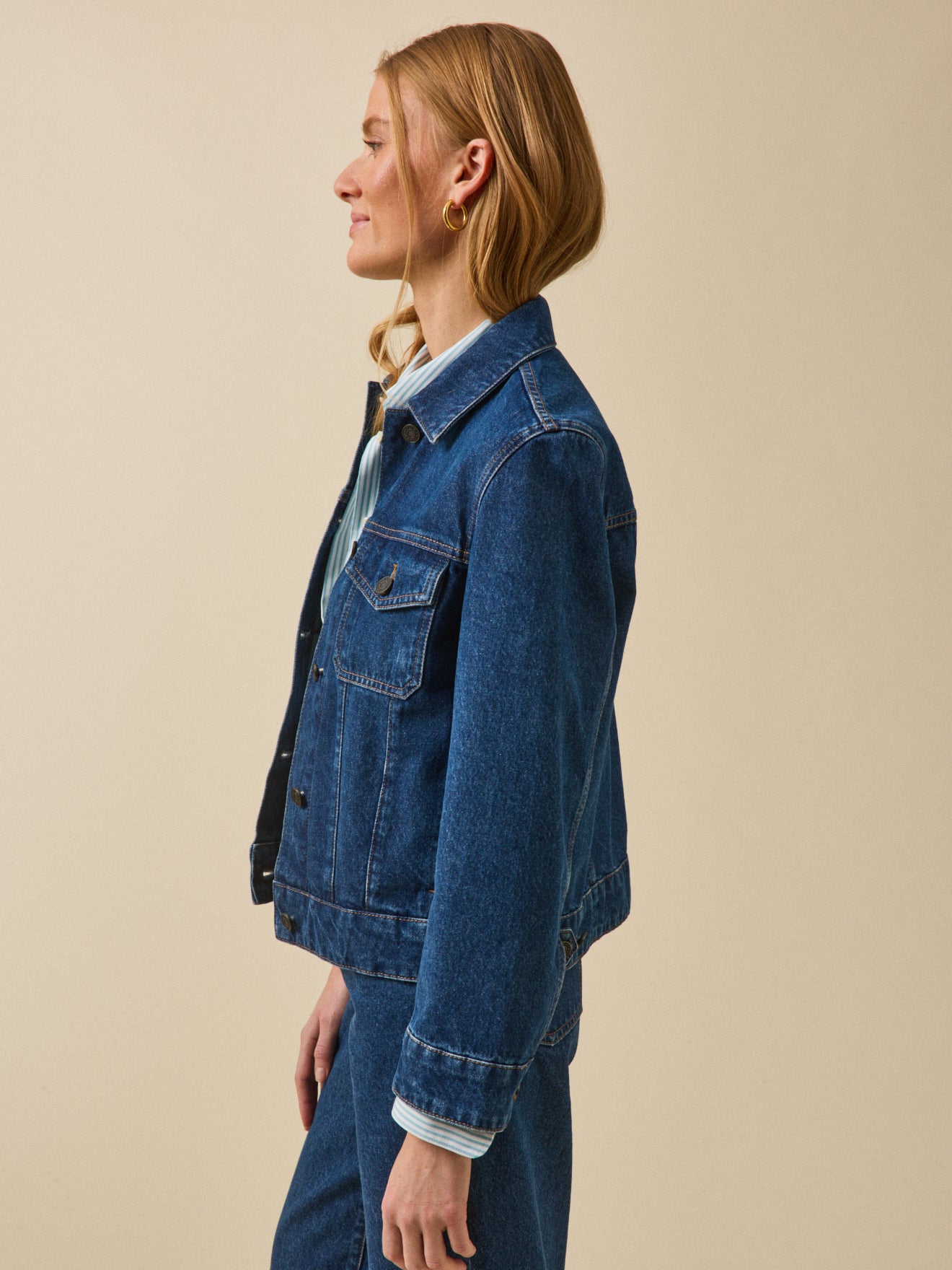 Veste en jean femme coton biologique