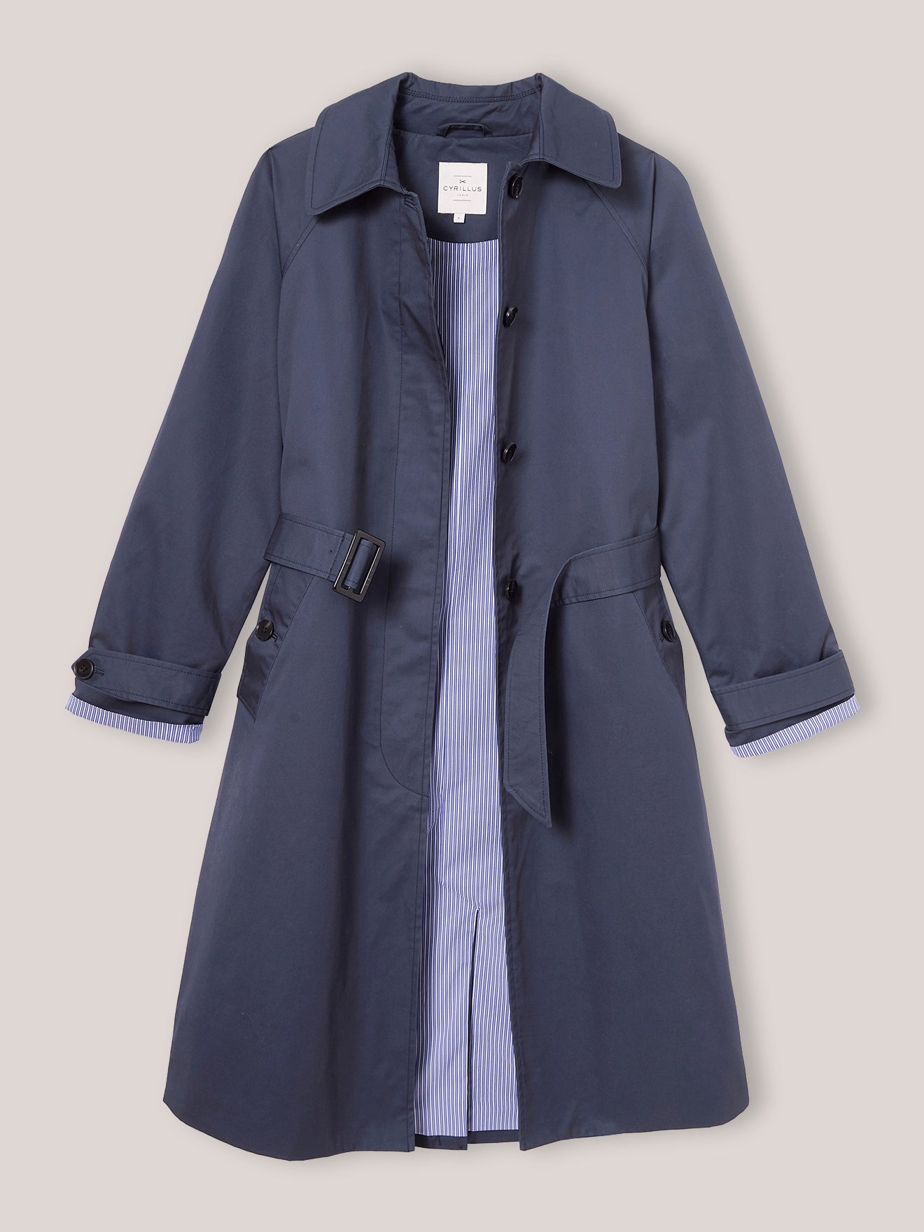 Trench long raglan femme