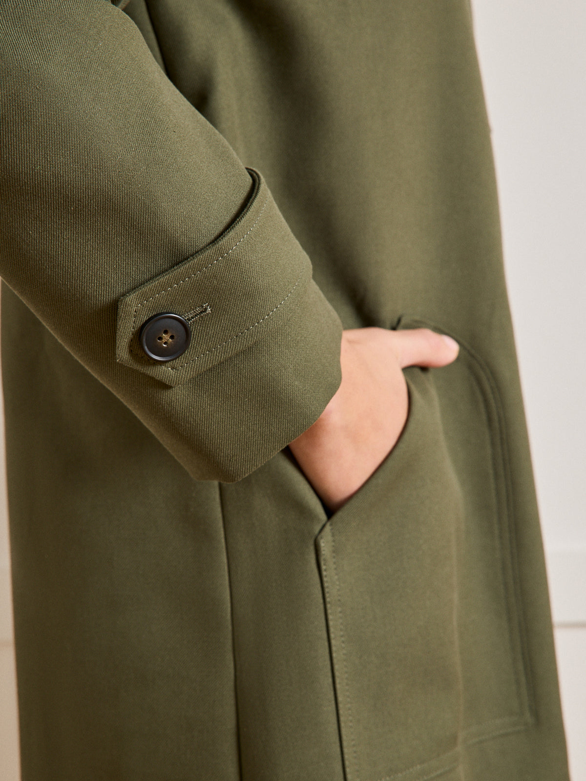 Manteau Car Coat femme tissu double face