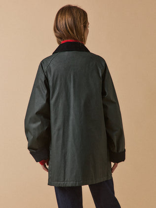 Veste femme coton enduit