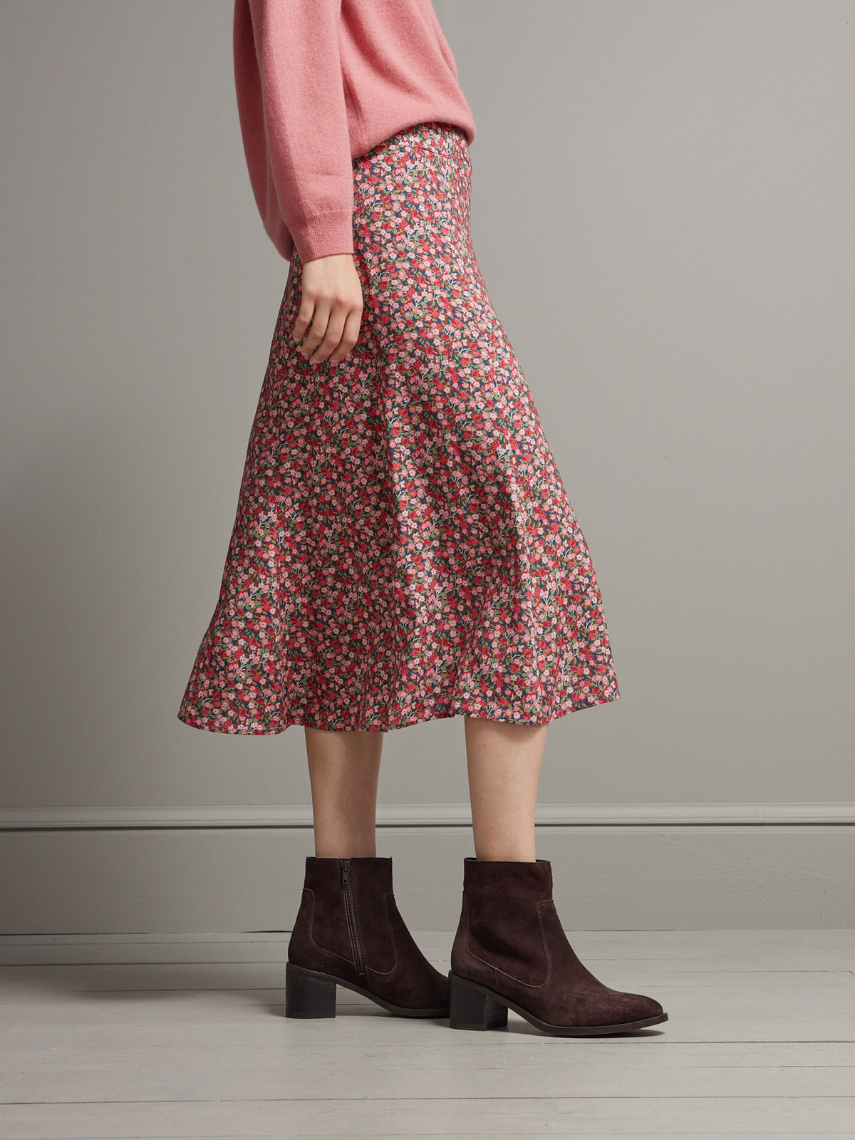 Halflange damesrok in Liberty - Limited Collection