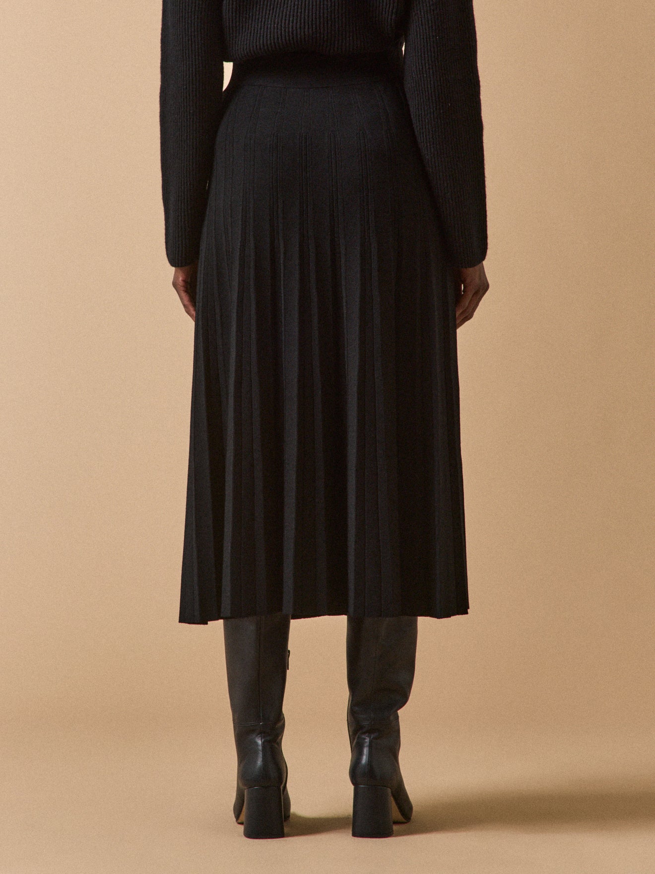 Jupe Femme maille plissée
