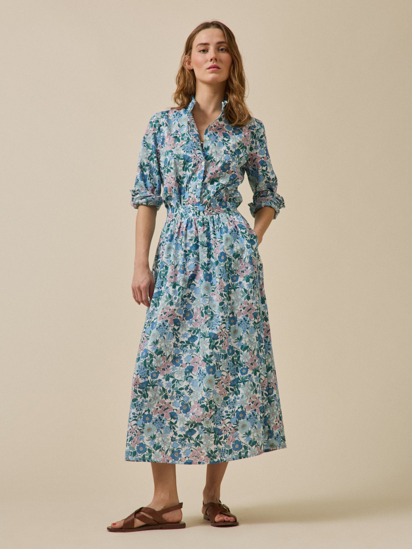 Jupe longue femme tissu Liberty - Limited Collection