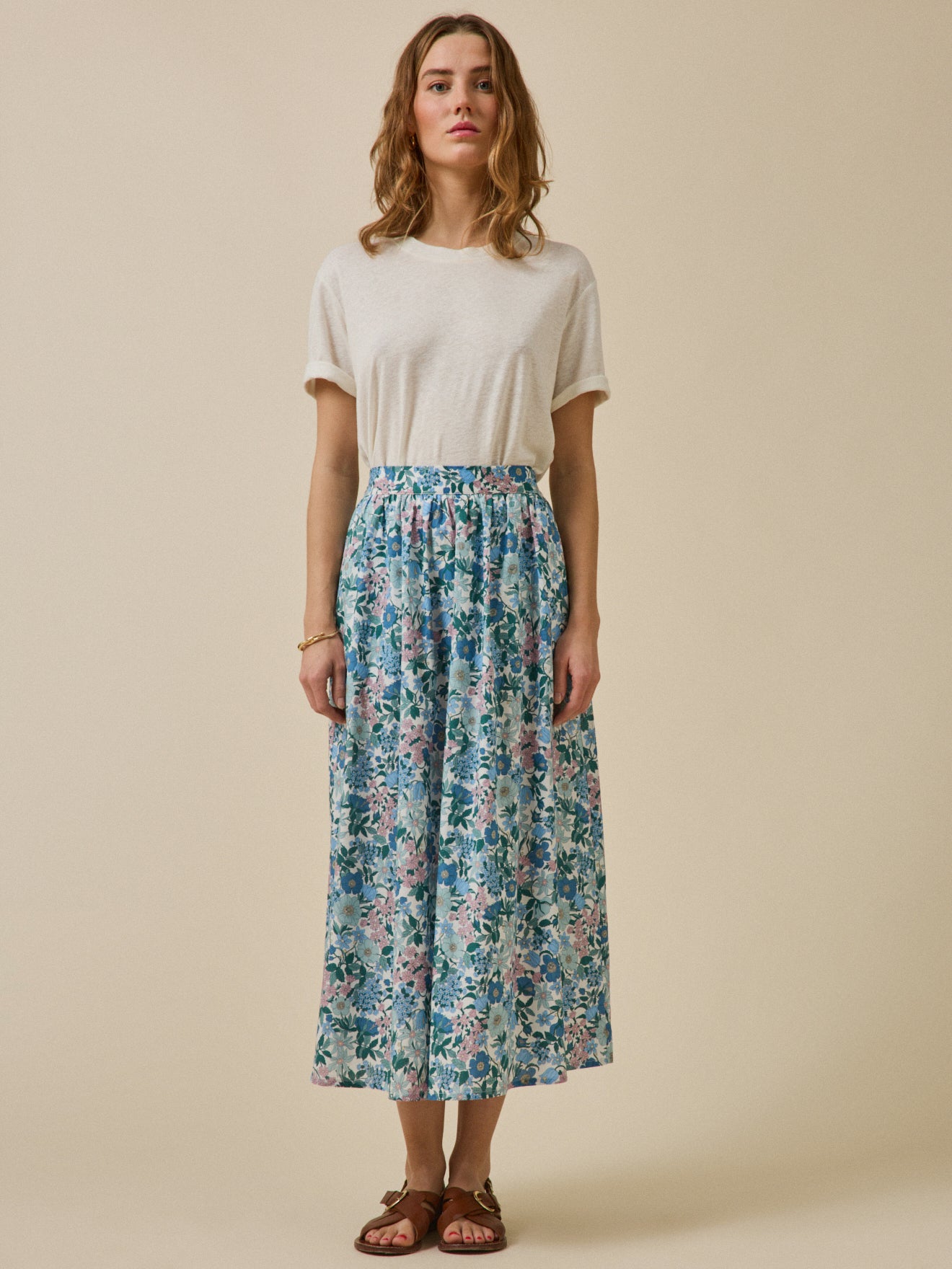 Jupe longue femme tissu Liberty - Limited Collection