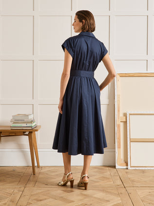 Robe cérémonie femme popeline satinée