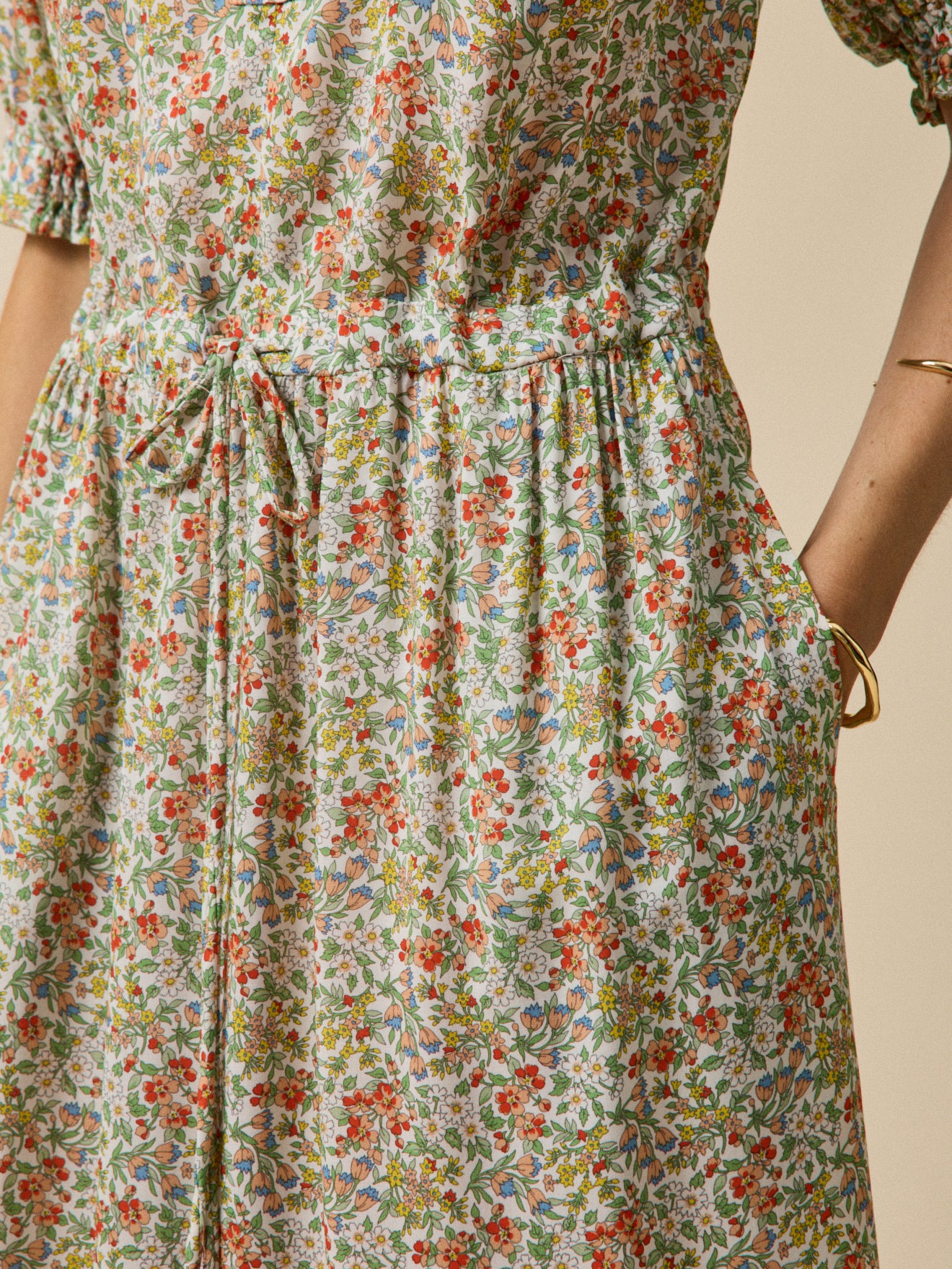 Robe longue femme tissu Liberty - Limited Collection