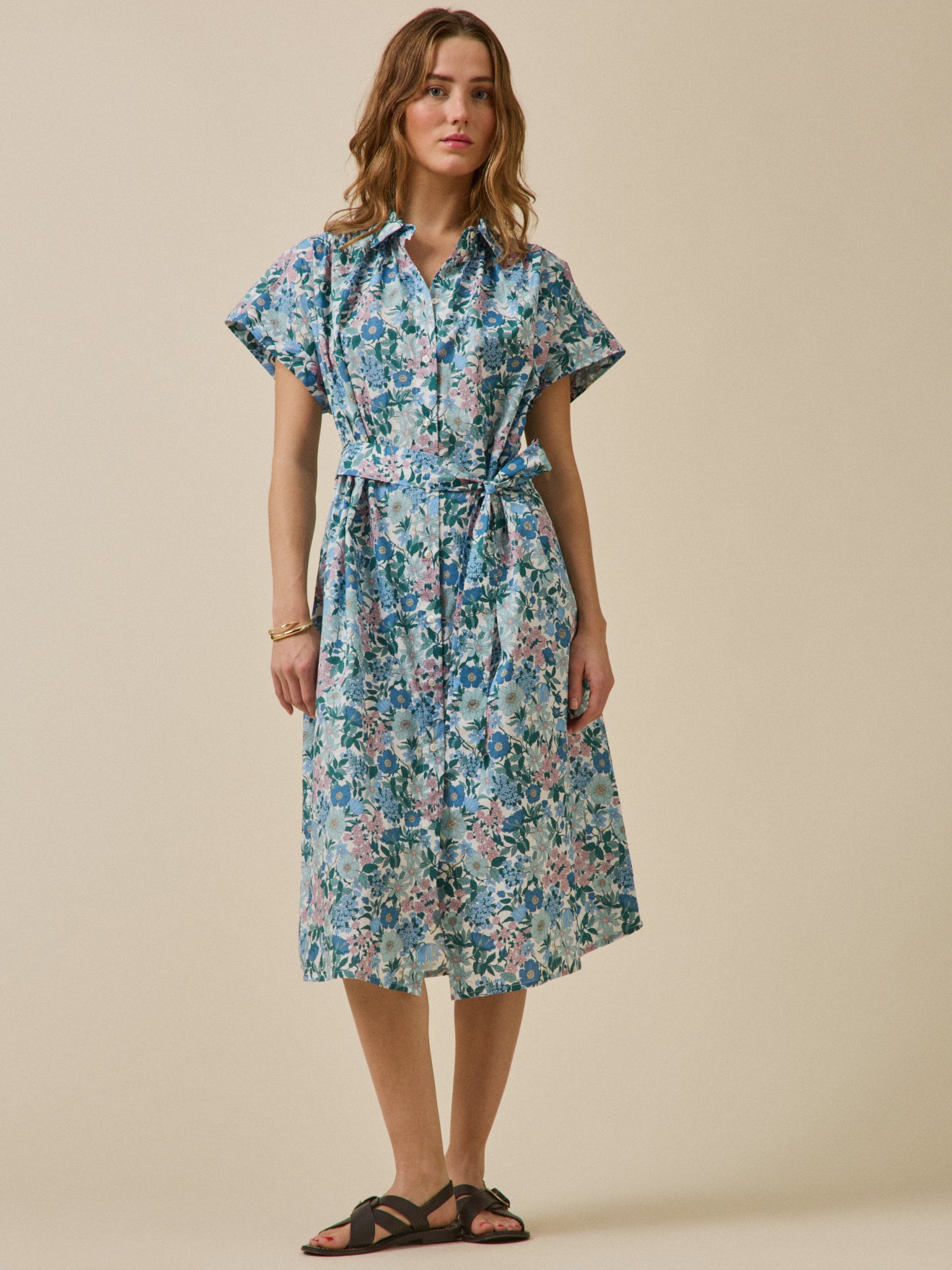 Robe sans manches femme tissu Liberty  - Limited Collection