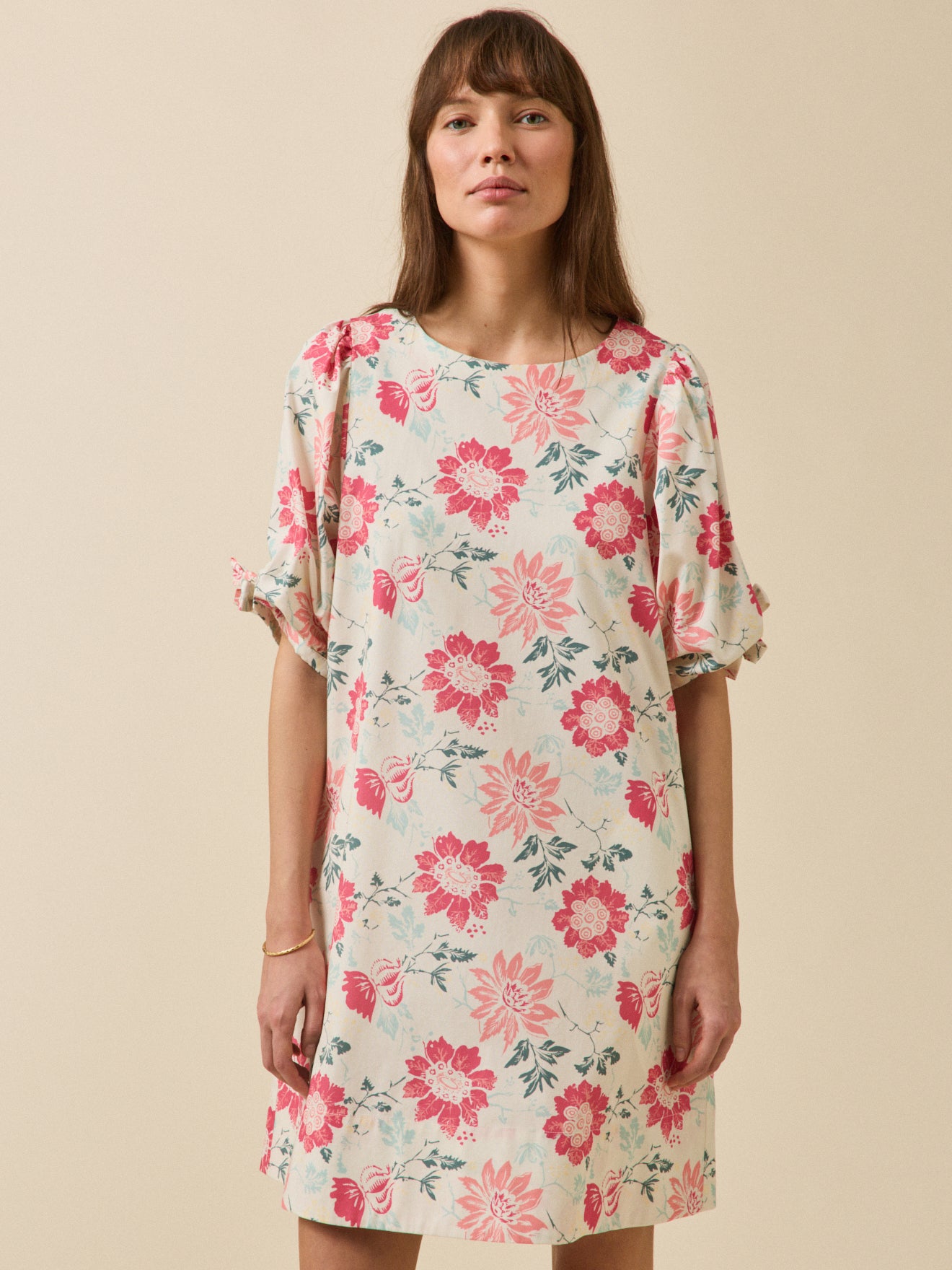 Robe courte cérémonie femme imprimé Rosala
