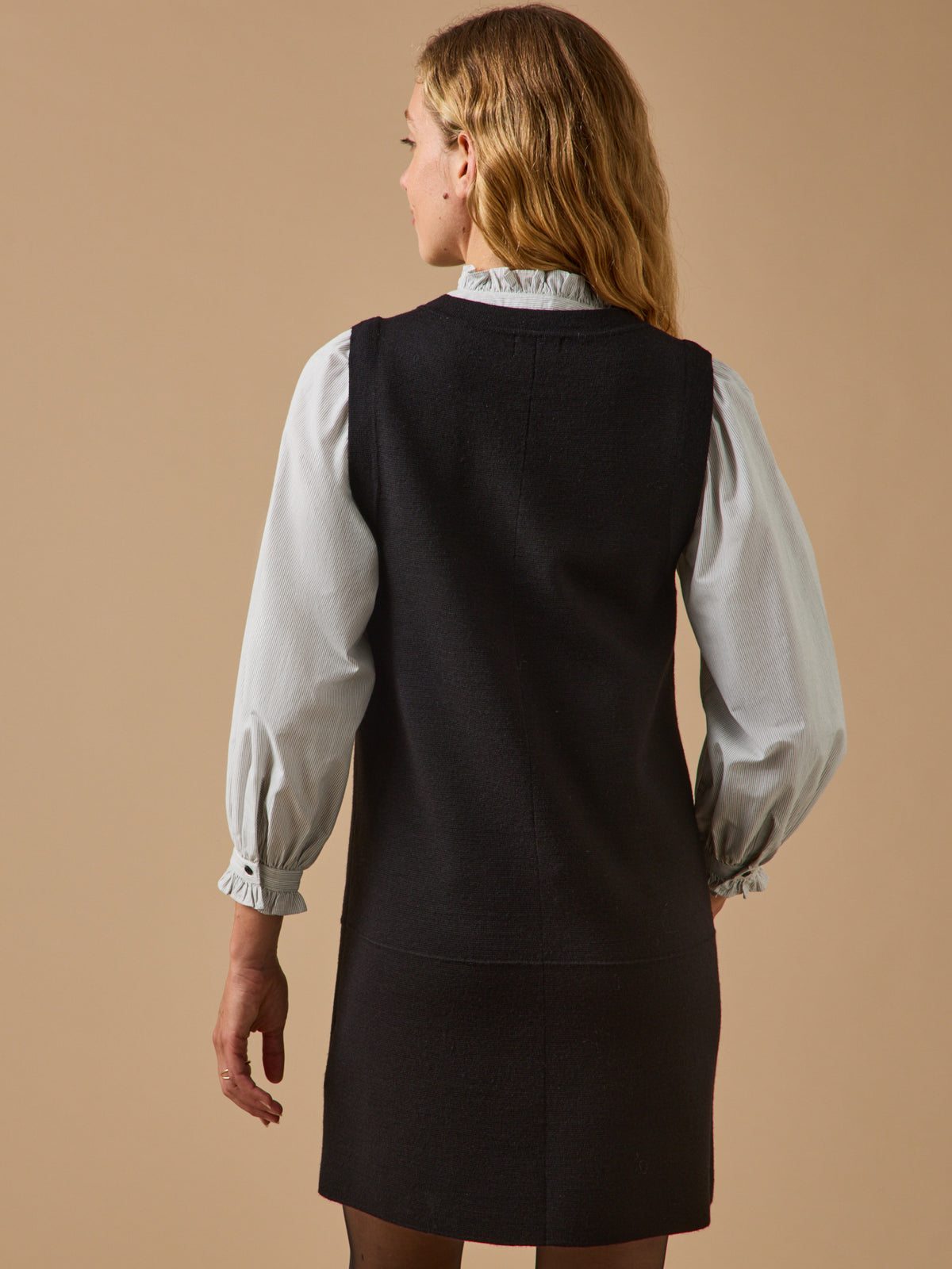 Robe sans manches femme maille milano