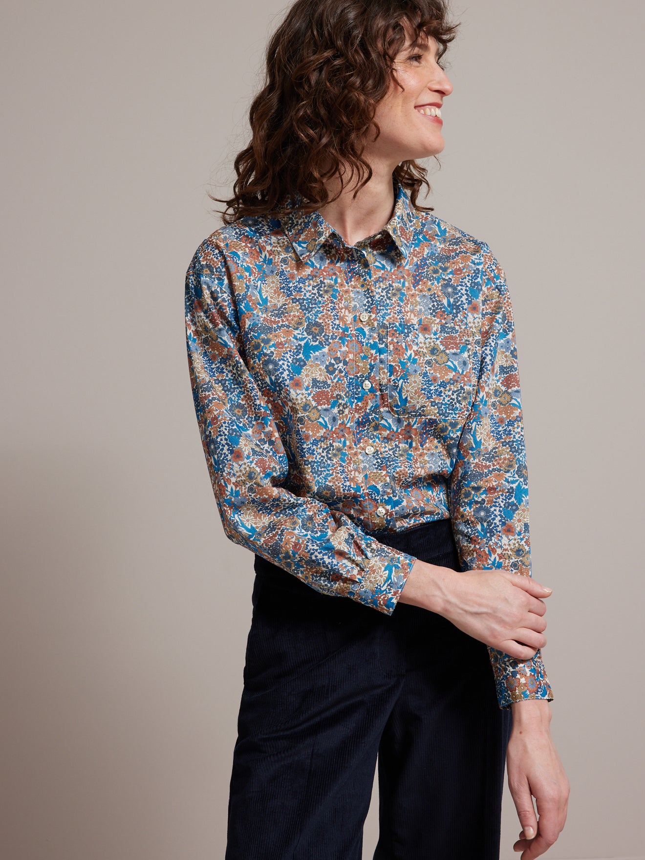 Chemise femme tissu Liberty Margaret Annie - Limited Collection