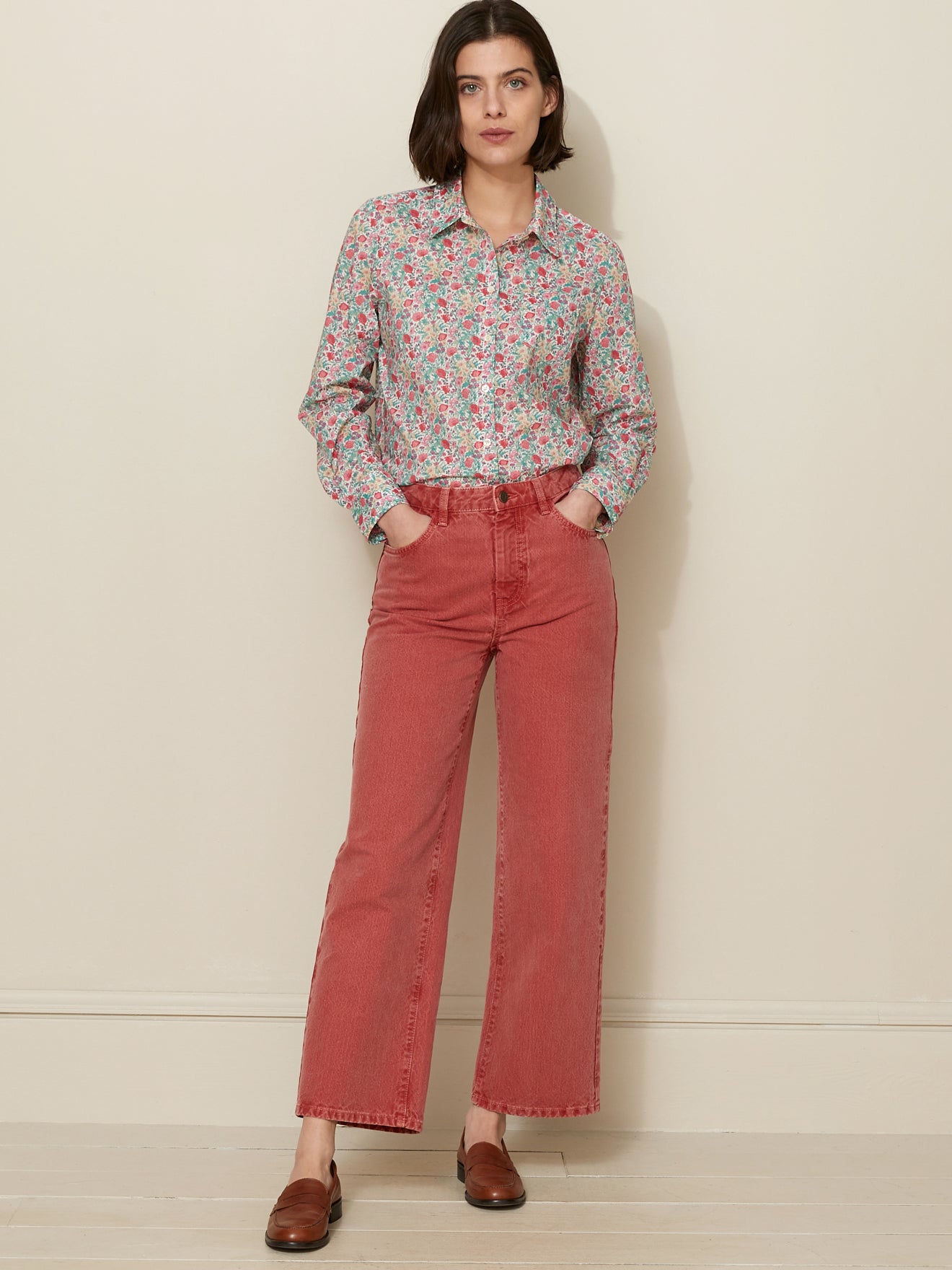 Chemise femme - Tissu Liberty Florence May