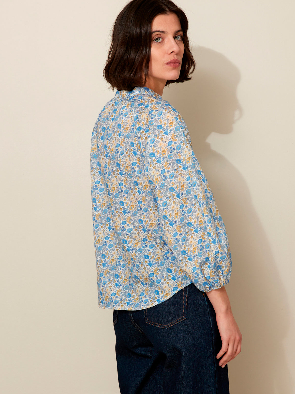 Damesbloes - Liberty-stof Florence May