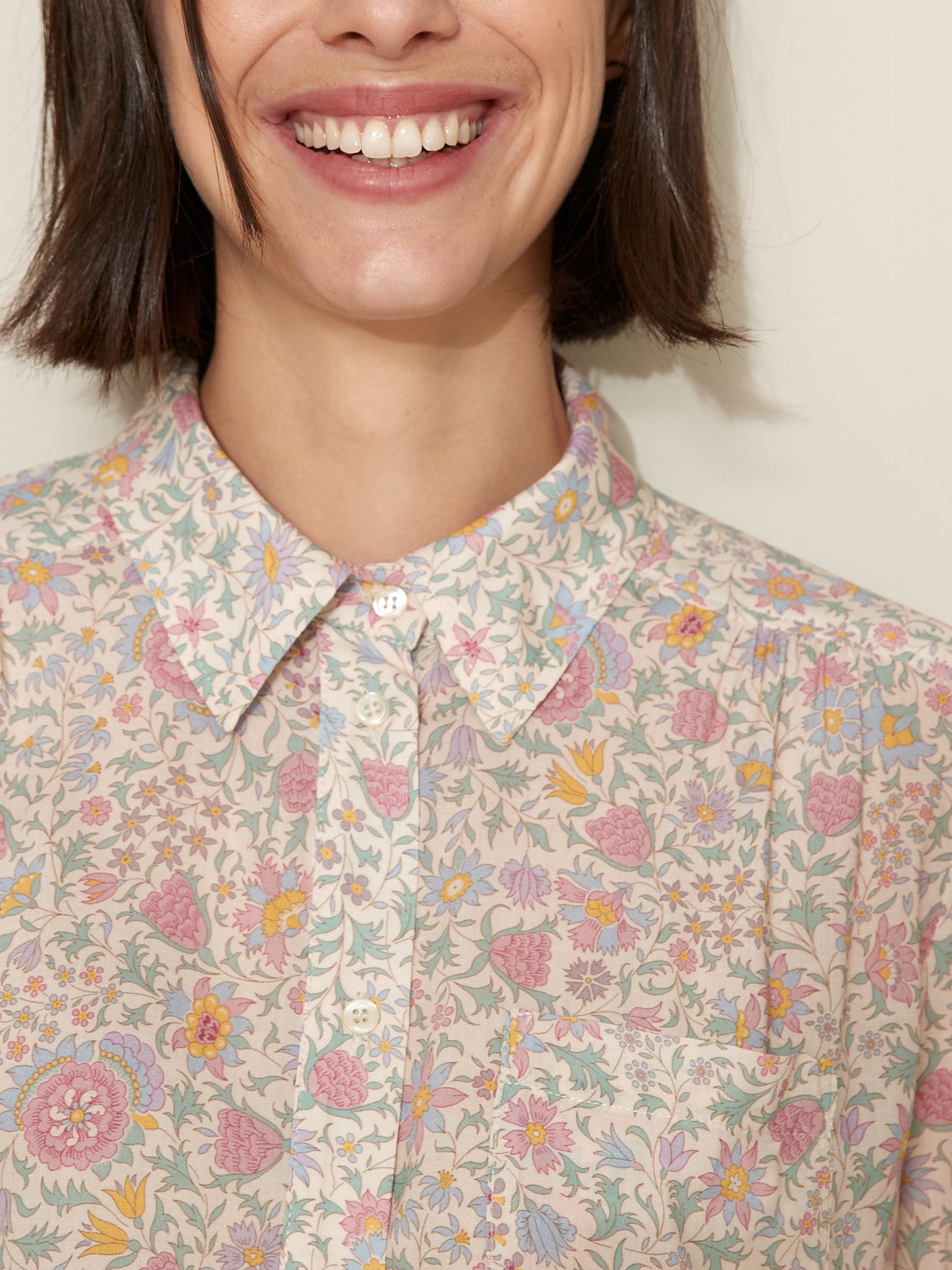Chemise femme - Tissu Liberty