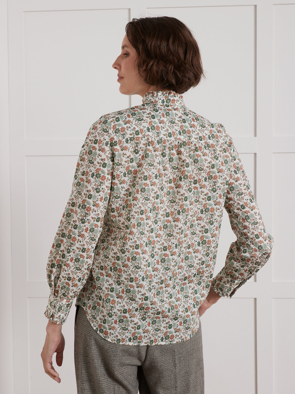 Dameshemd in Liberty-stof met strookje - Limited Collection