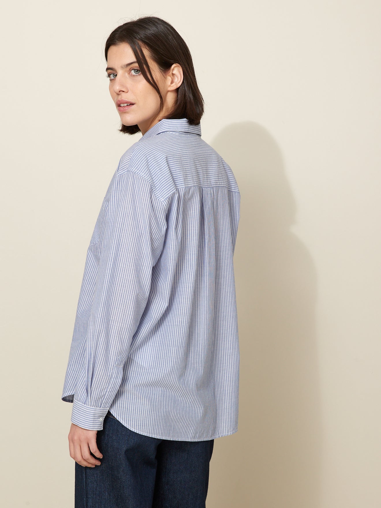 Chemise rayée femme