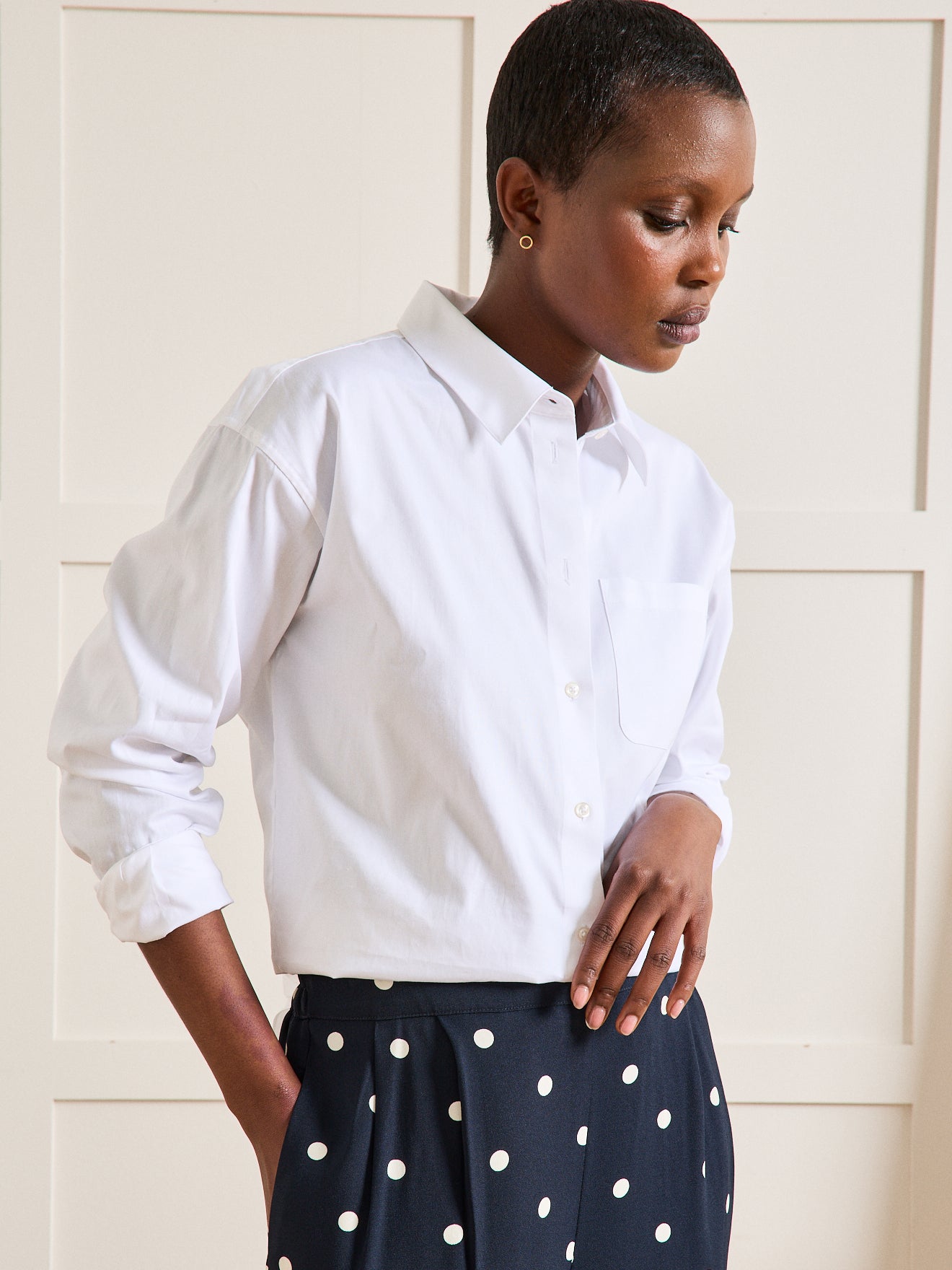Chemise unie oxford femme - coton biologique