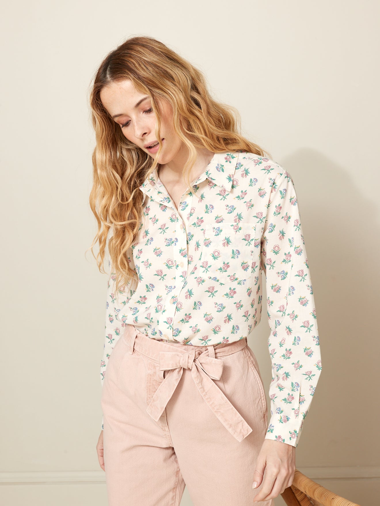 Dameshemd met Suzy-print