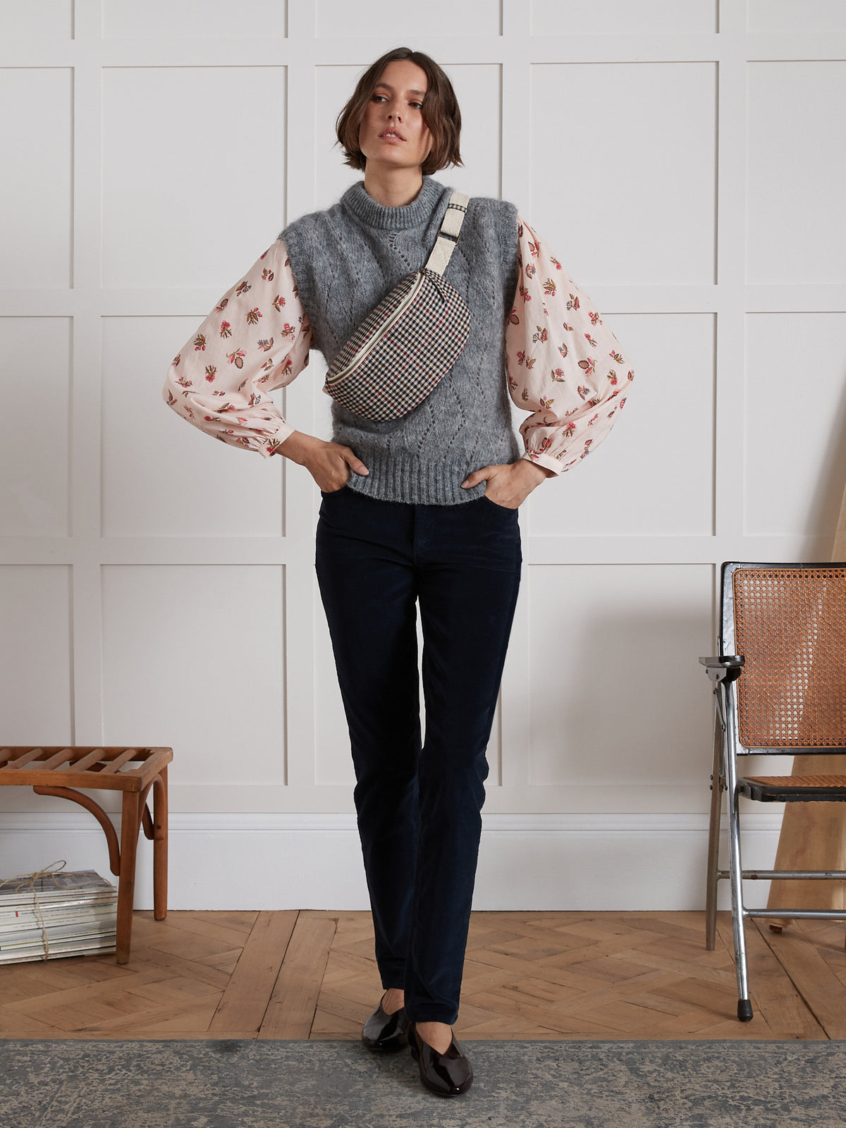 Blouse voile de coton femme imprimé Helena