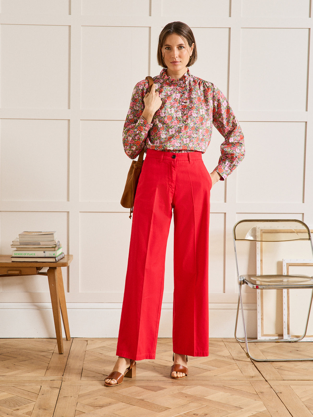 Blouse volantée femme tissu Liberty - Limited Collection