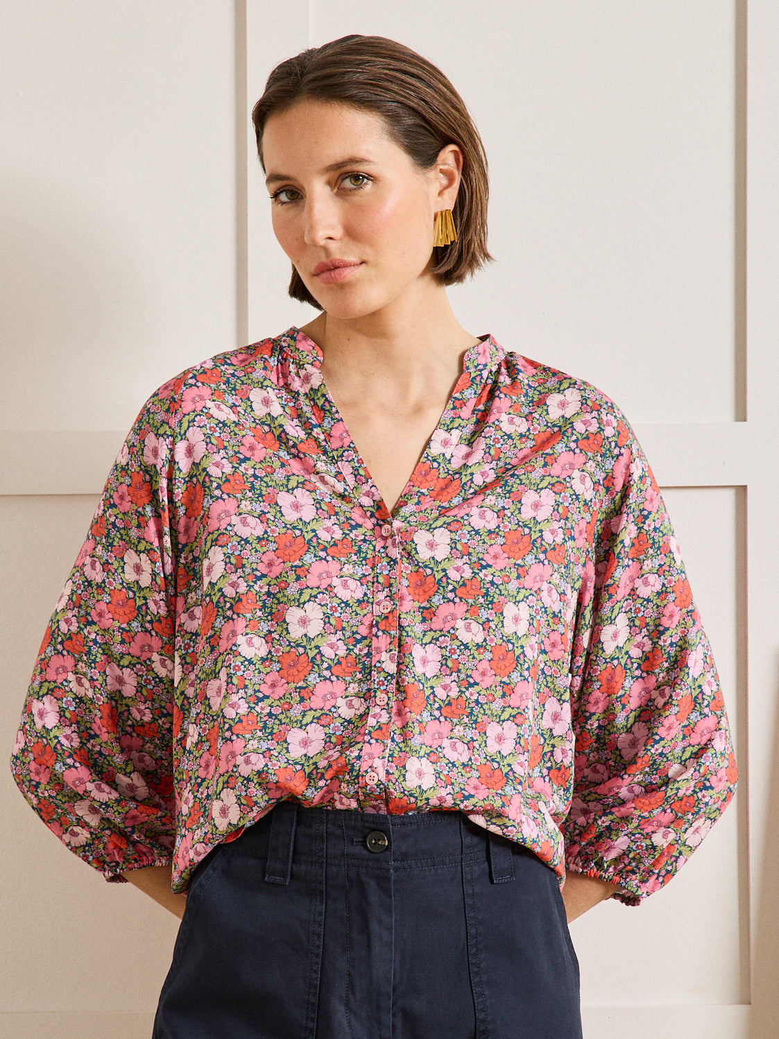 Blouse femme tissu Liberty Meadow Song - Limited Collection