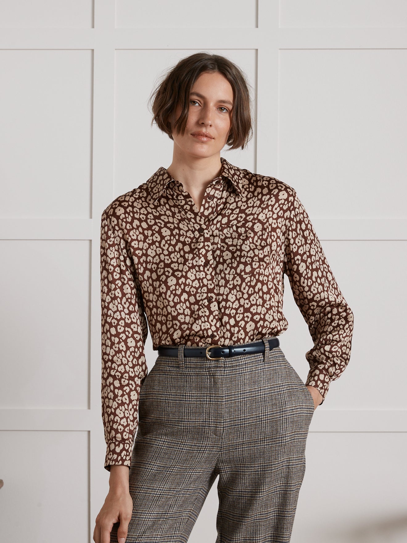 Dameshemd met Fauve-print