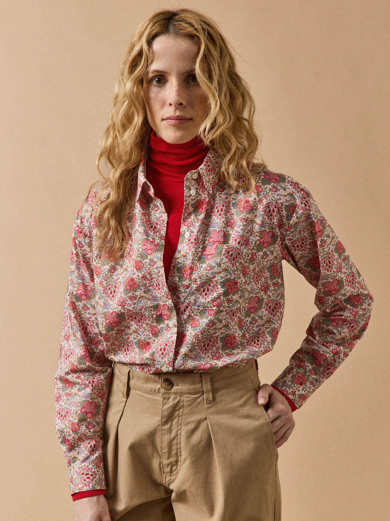 Damesbloes in Liberty-stof - Limited Collection