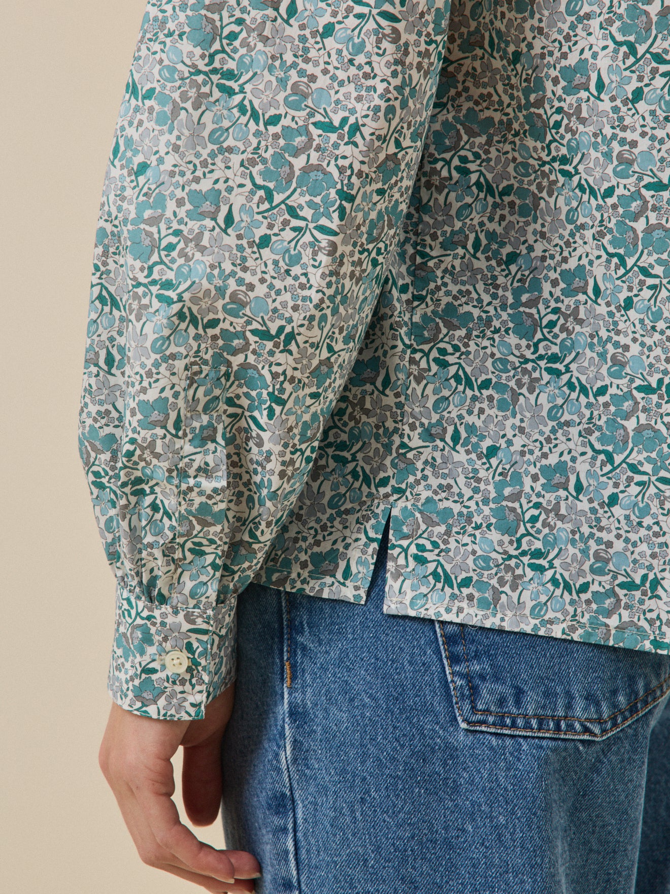 Blouse col volanté femme tissu Liberty Dante - Limited Collection