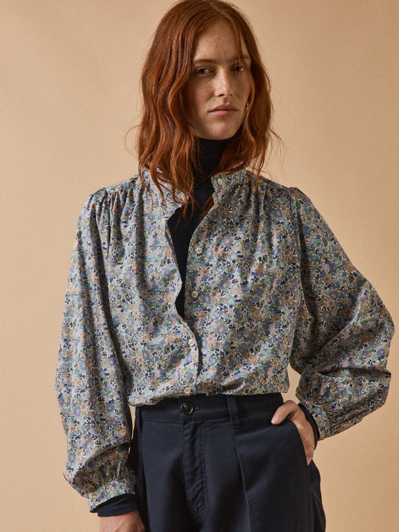 Damesbloes in Liberty-stof - Limited Collection