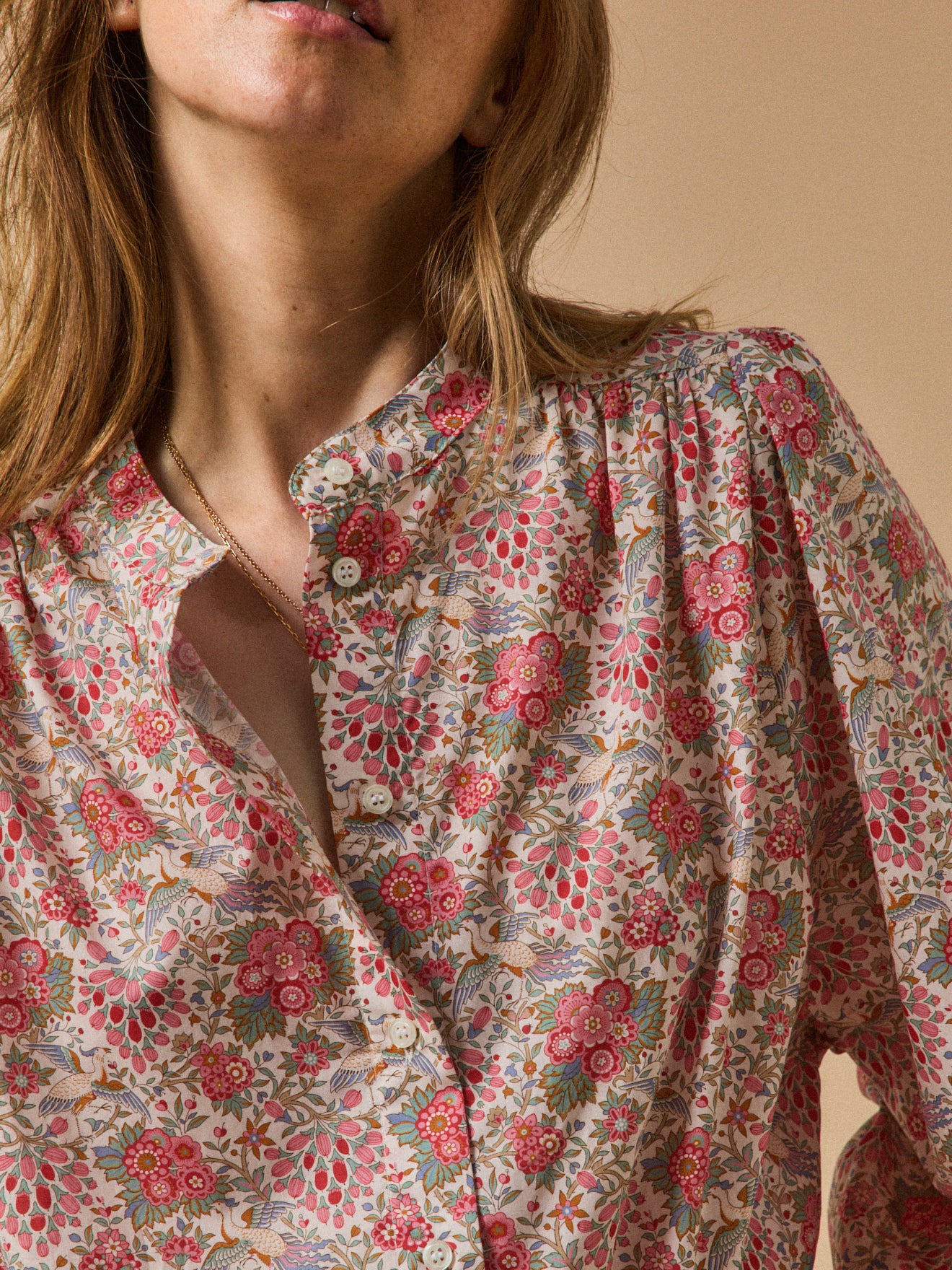 Damesbloes in Liberty-stof - Limited Collection