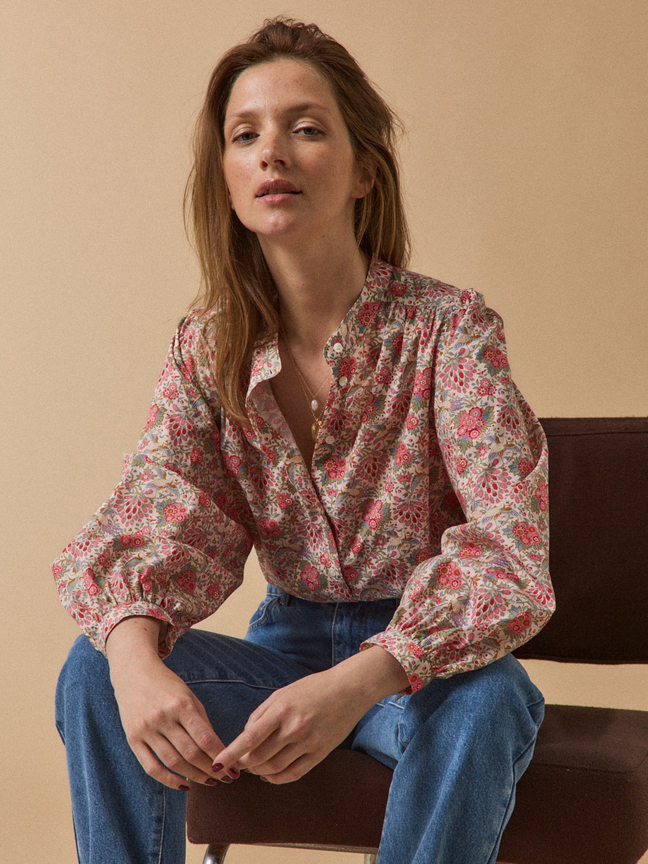 Damesbloes in Liberty-stof - Limited Collection