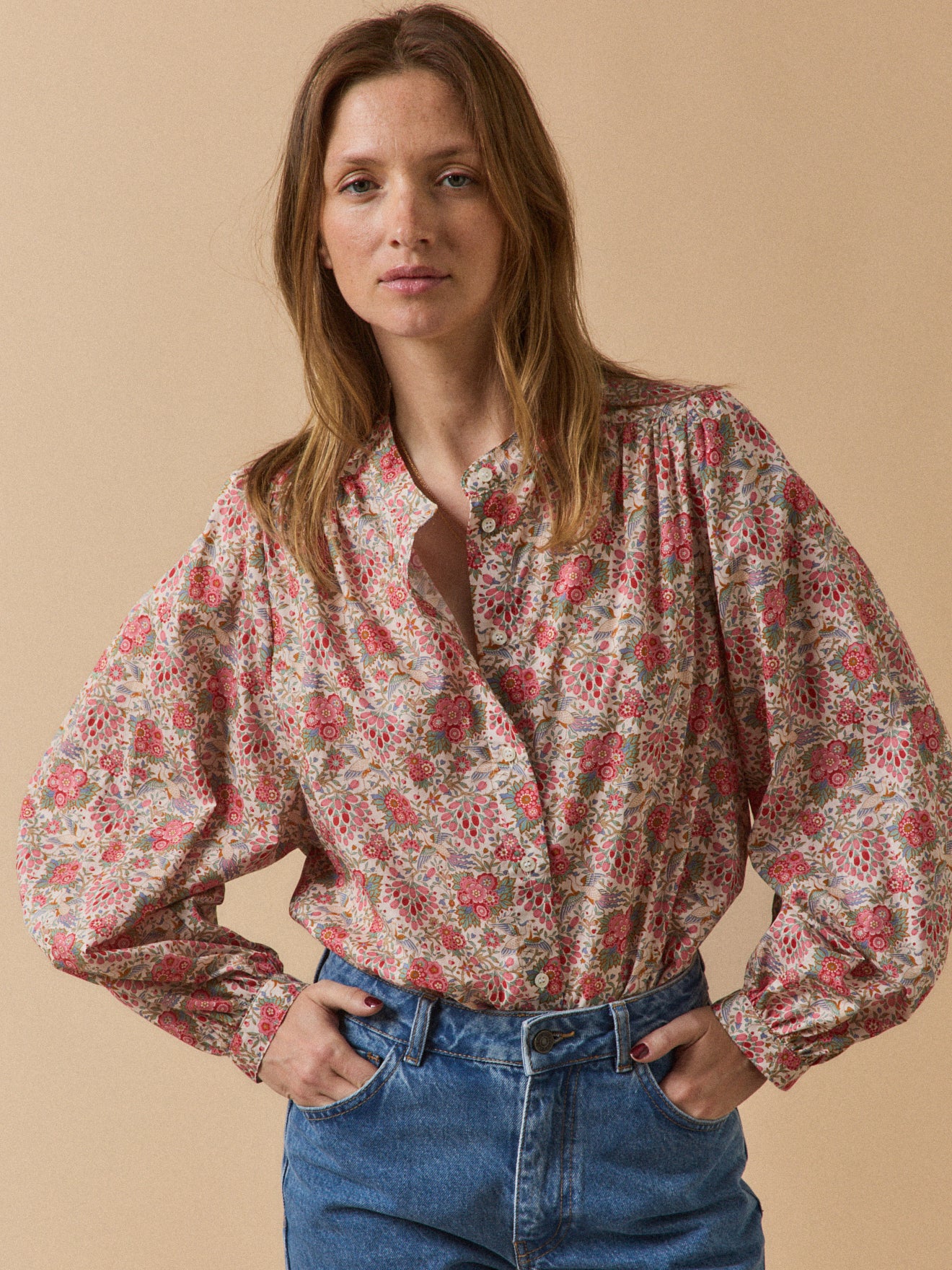 Damesbloes in Liberty-stof - Limited Collection