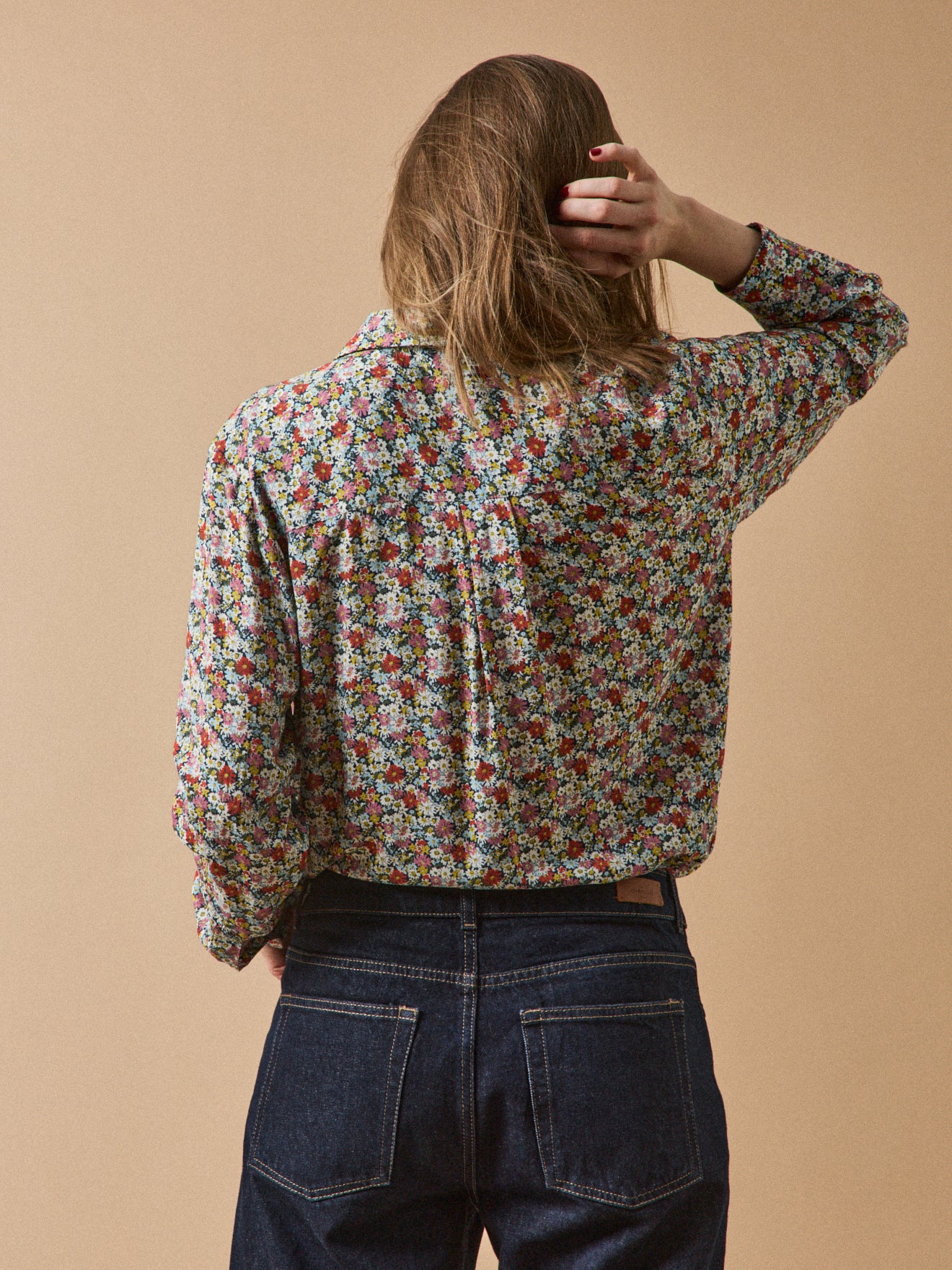 Damesbloes in Liberty-stof "Libby" - Limited Collection