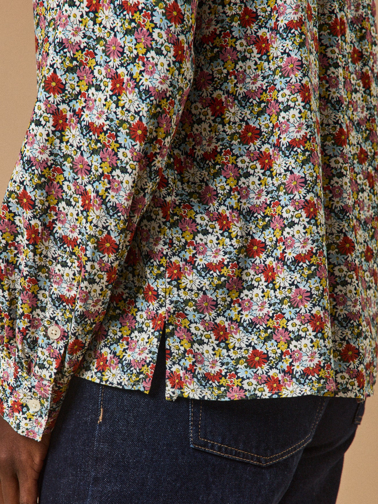 Blouse col volanté femme tissu Liberty Libby - Limited Collection