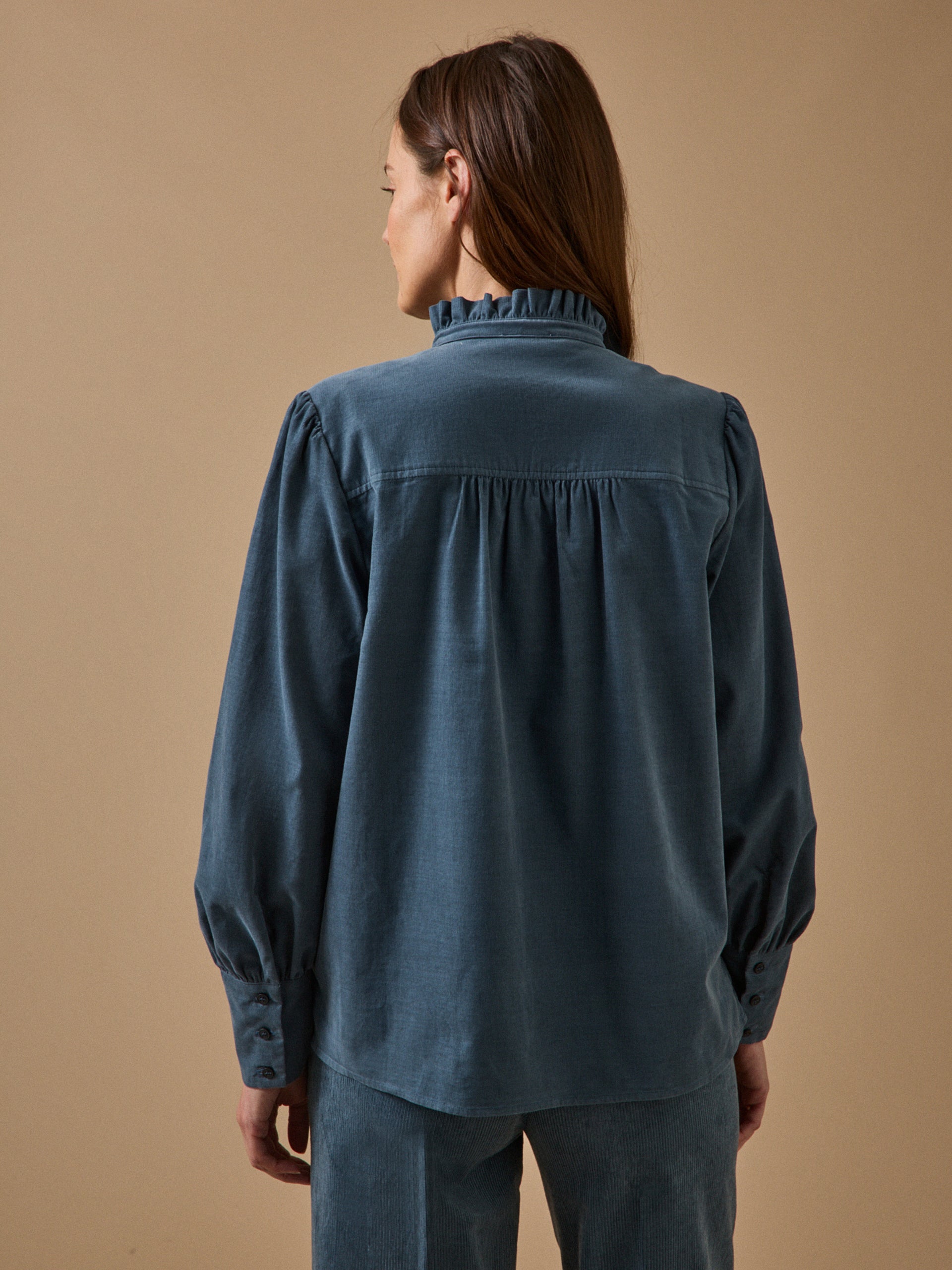 Dameshemd in fijne corduroy Émilie